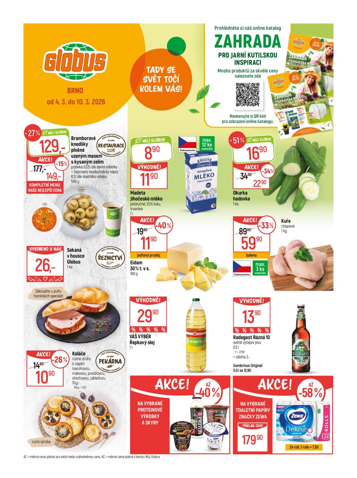 Globus - Brno leták platný od středy 04.03.2026 do úterý 10.03.2026