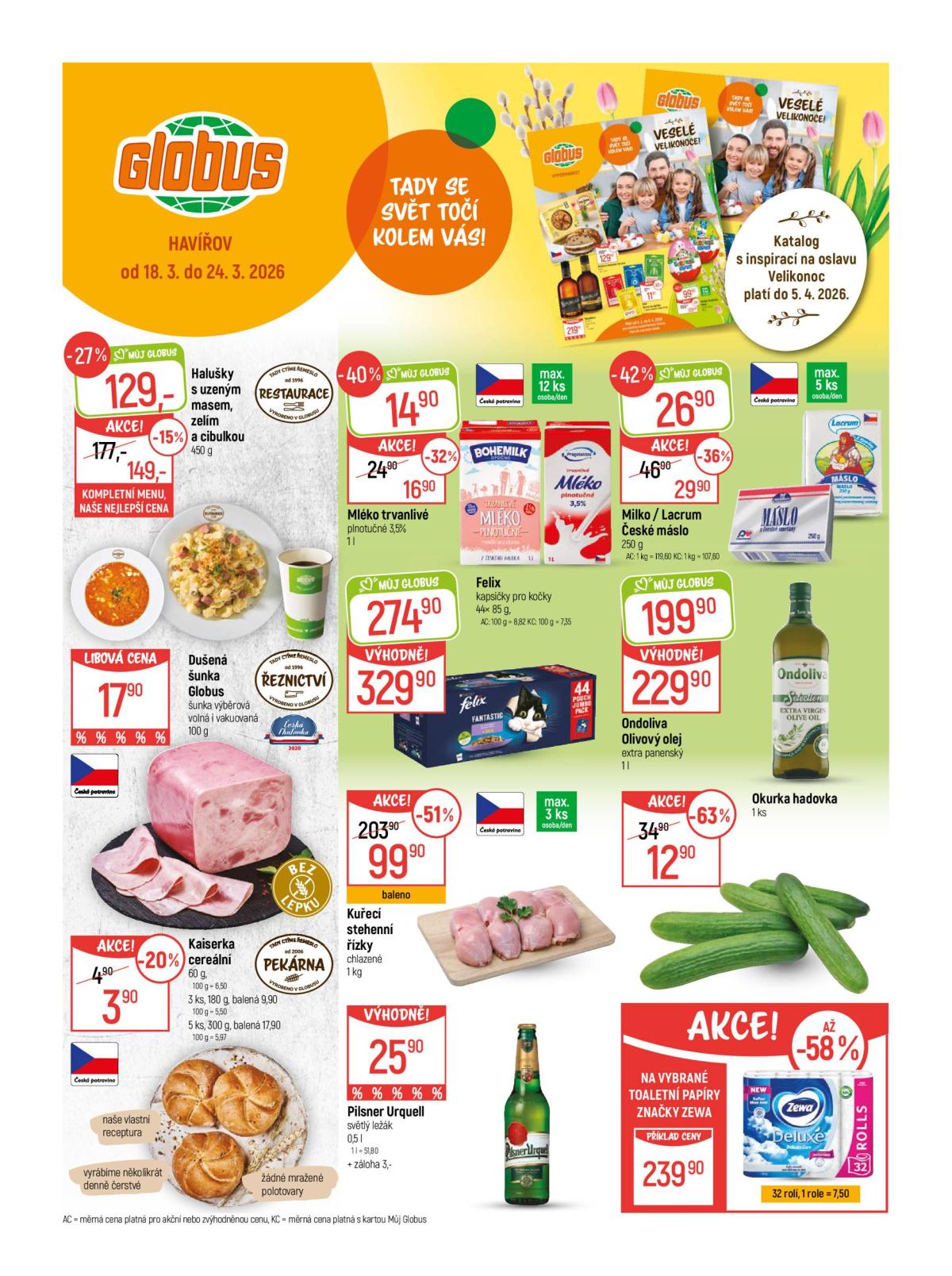 Globus - Havířov - Prostřední Suchá leták platný od středy 18.03.2026 do úterý 24.03.2026
