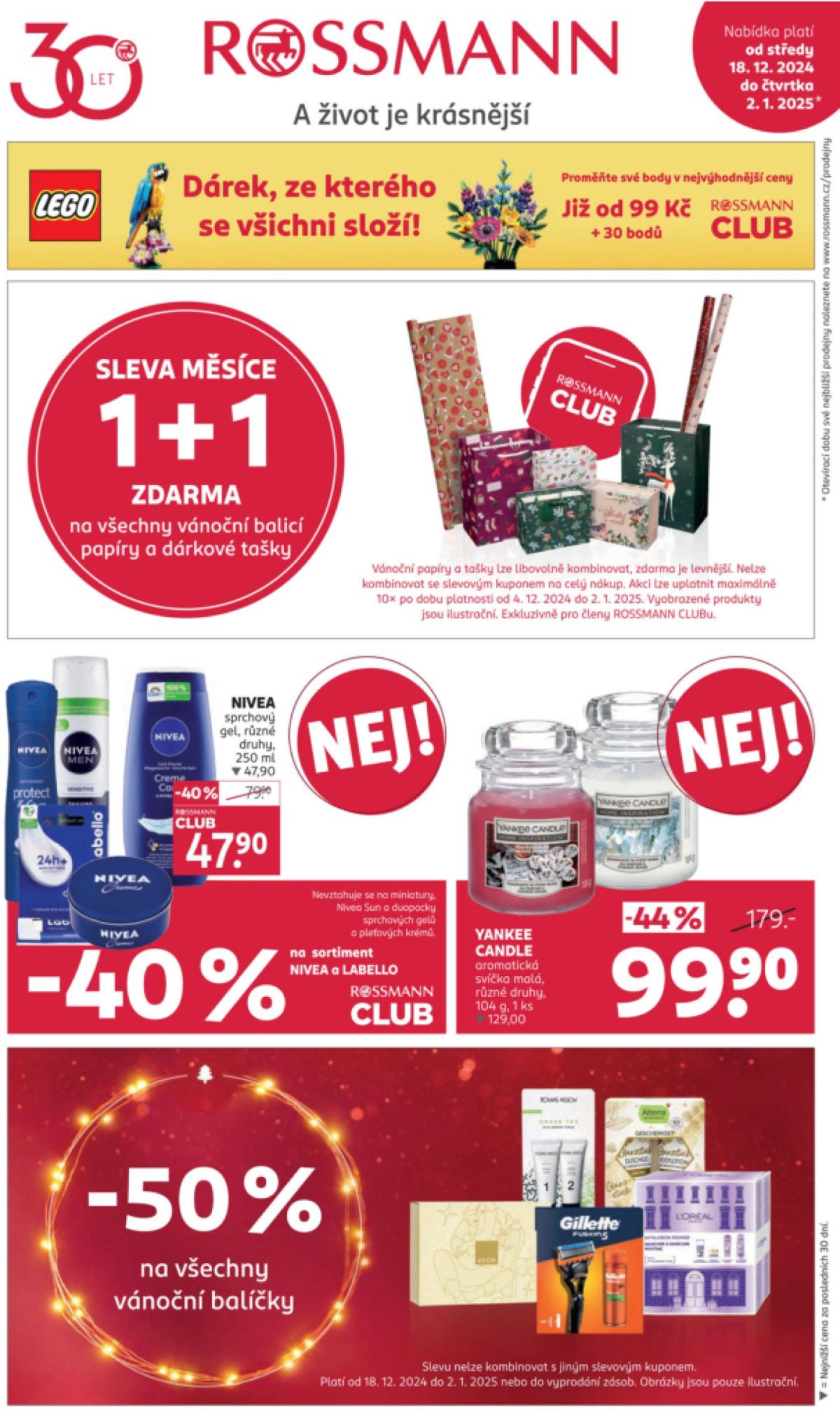 Leták ROSSMANN od 18.12. do 02.01.