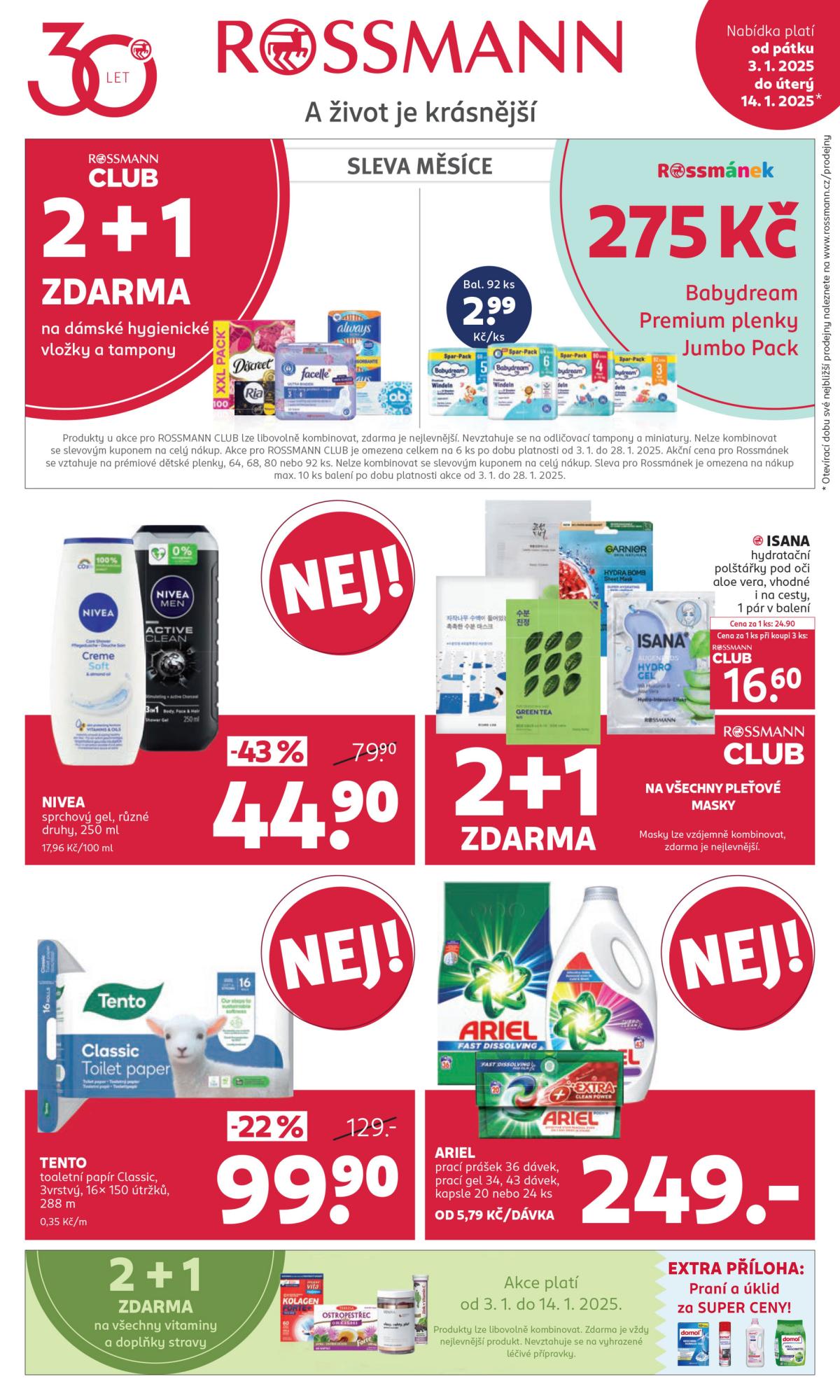 Leták ROSSMANN od 03.01. do 14.01.