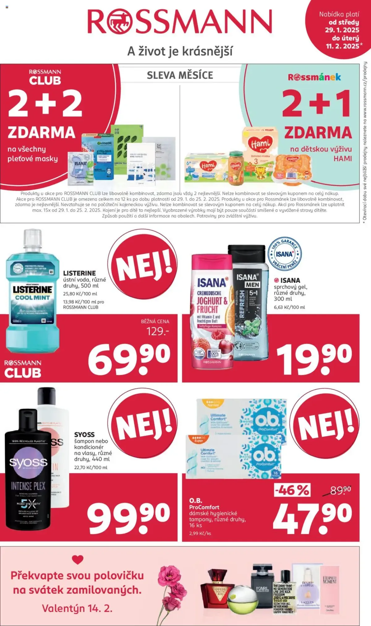 Rossmann leták 29.01.2025 - 11.02.2025