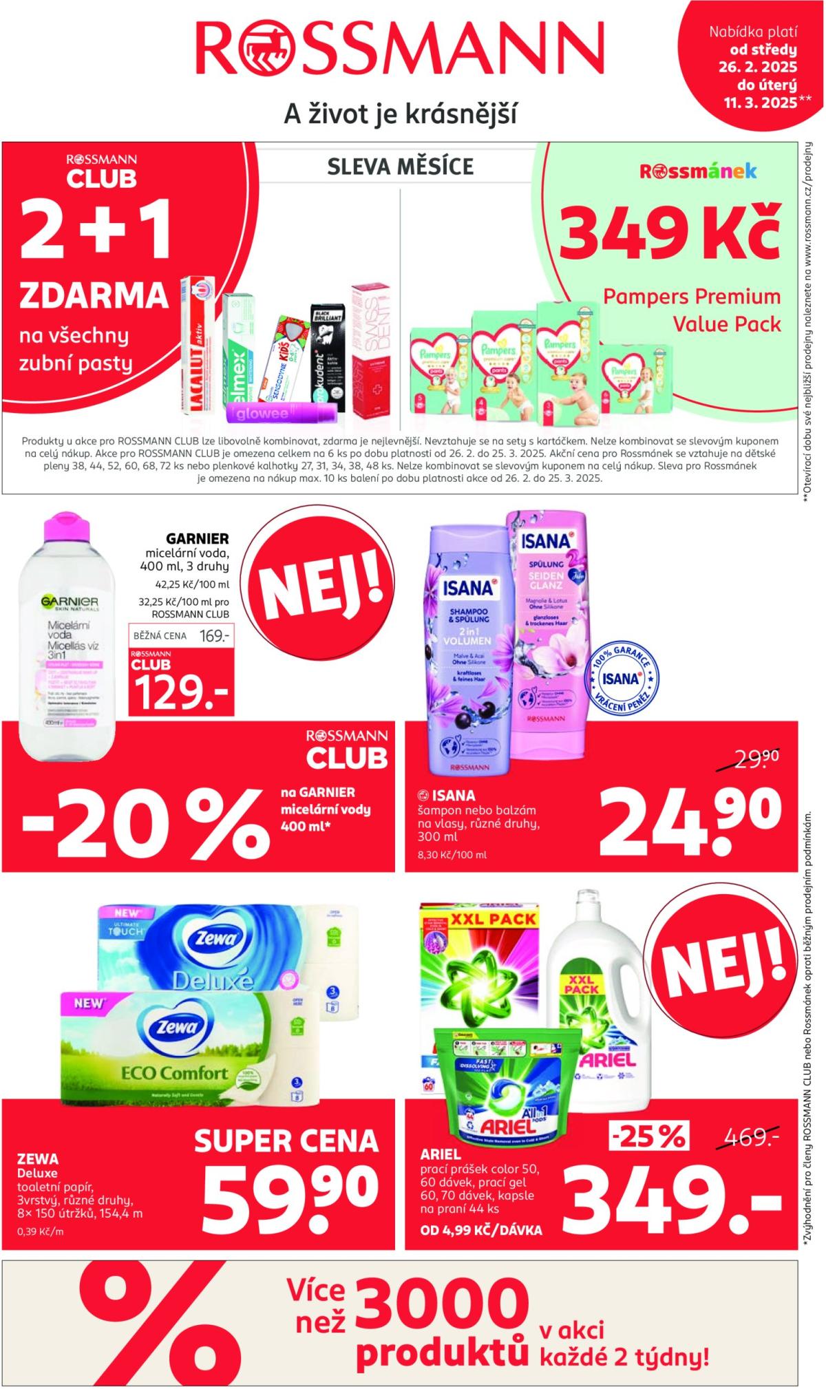 Leták ROSSMANN od 26.02. do 11.03.