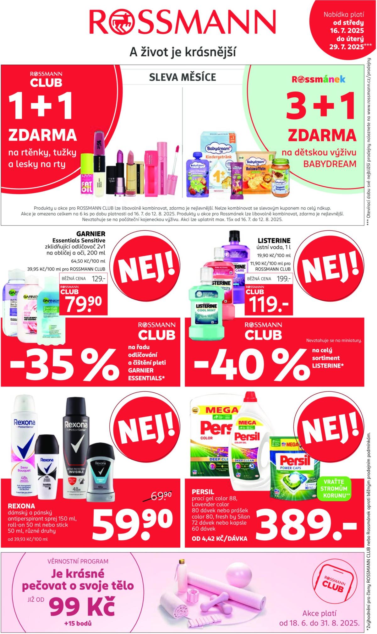 Leták ROSSMANN od 16.07. do 29.07.