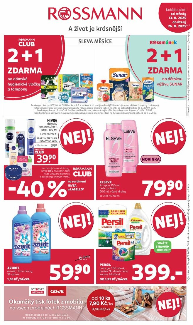 Leták ROSSMANN od 13.08. do 26.08.