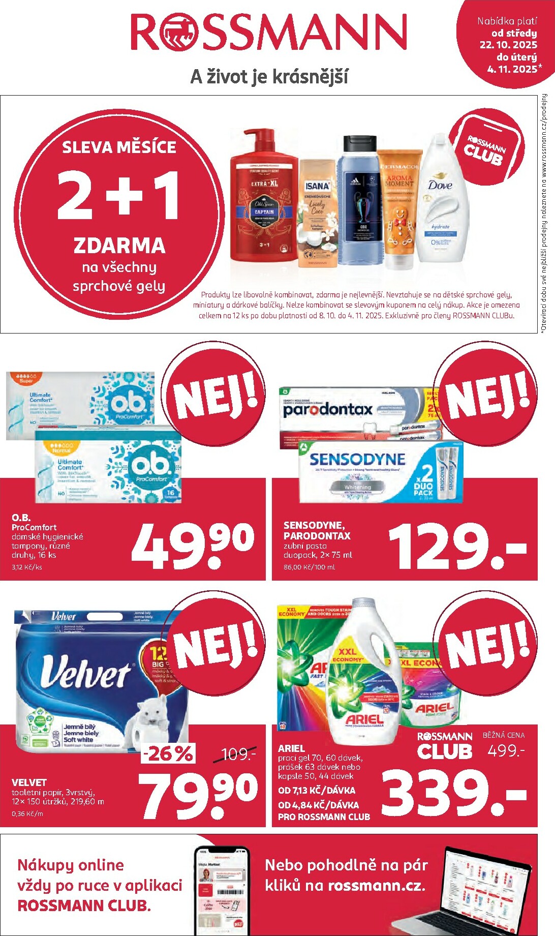 Aktuální leták ROSSMANN od 22.10. do 04.11.