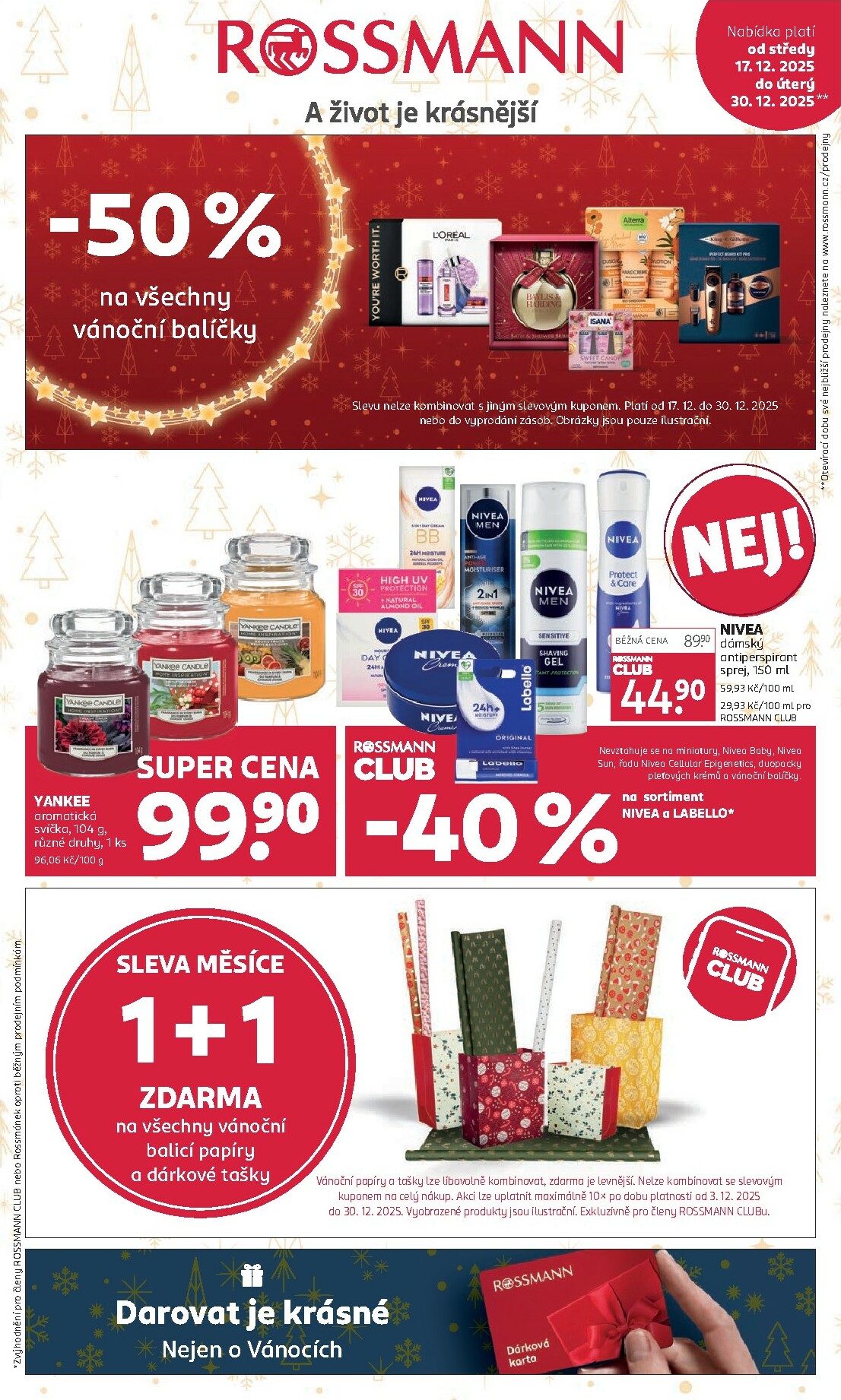 Aktuální leták ROSSMANN od 17.12. do 30.12.
