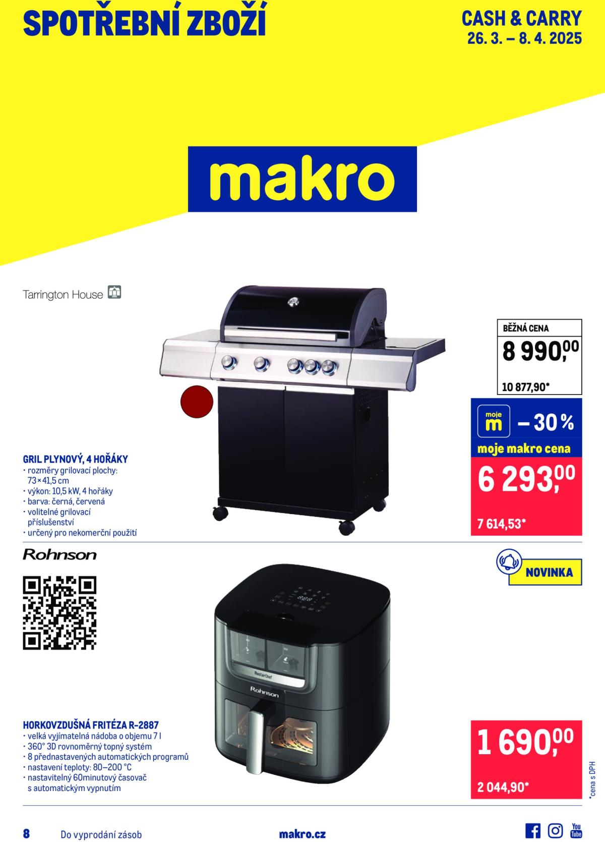 Leták Makro - Spotřební zboží od 26.03. do 08.04.