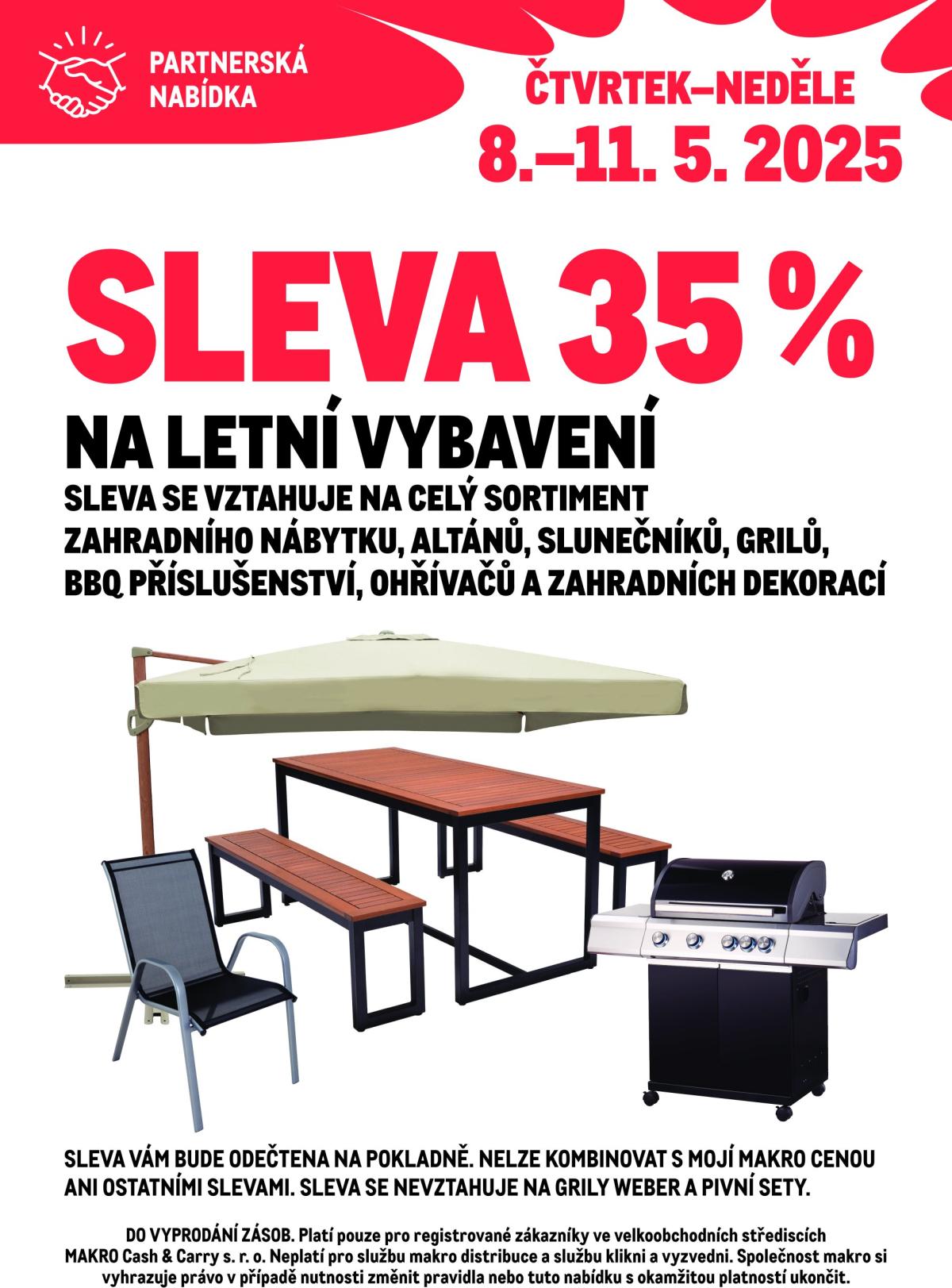 Leták Makro - Partnerská nabídka od 08.05. do 13.05.