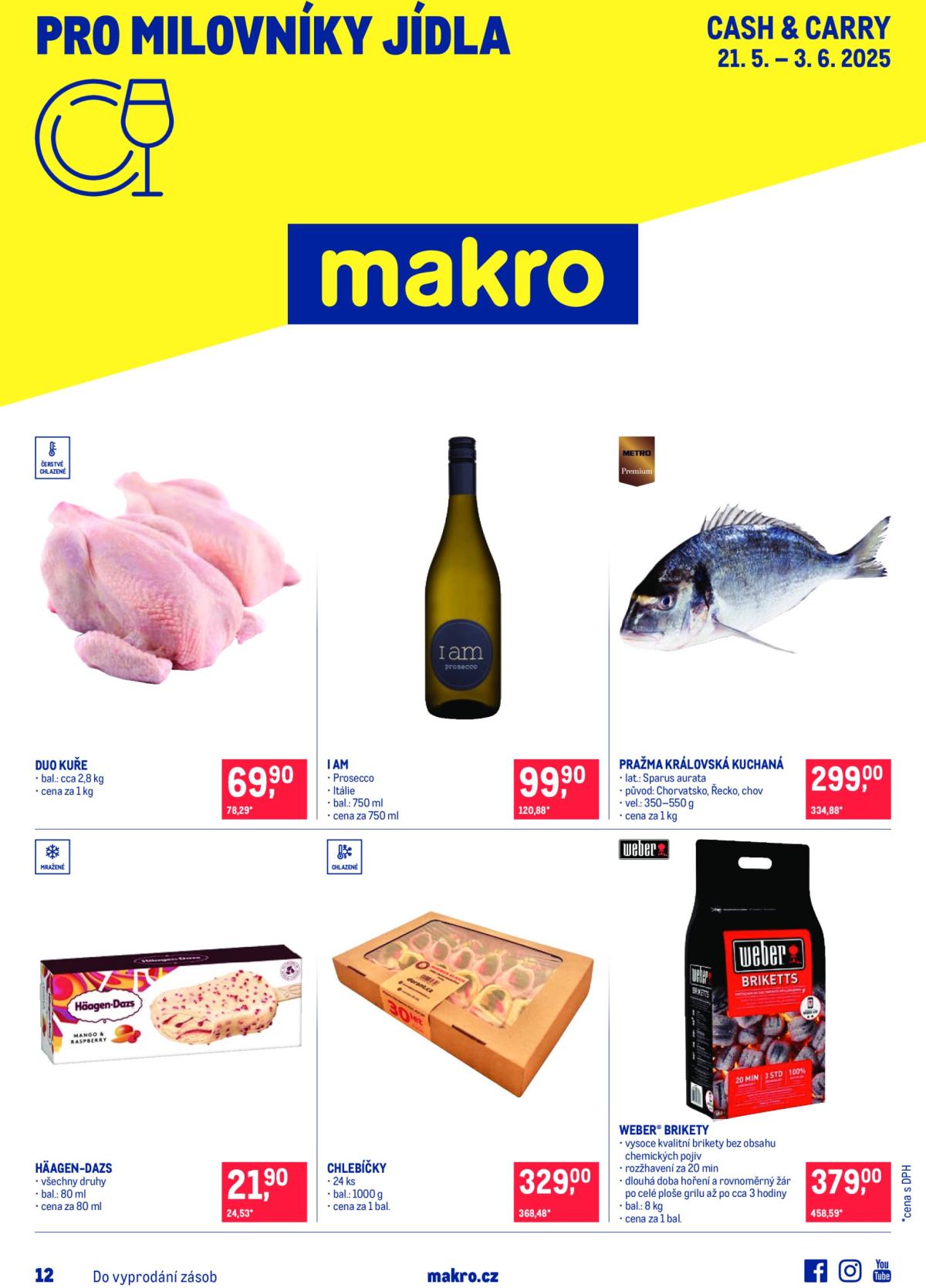 Leták Makro - Pro milovníky jídla od 21.05. do 03.06.