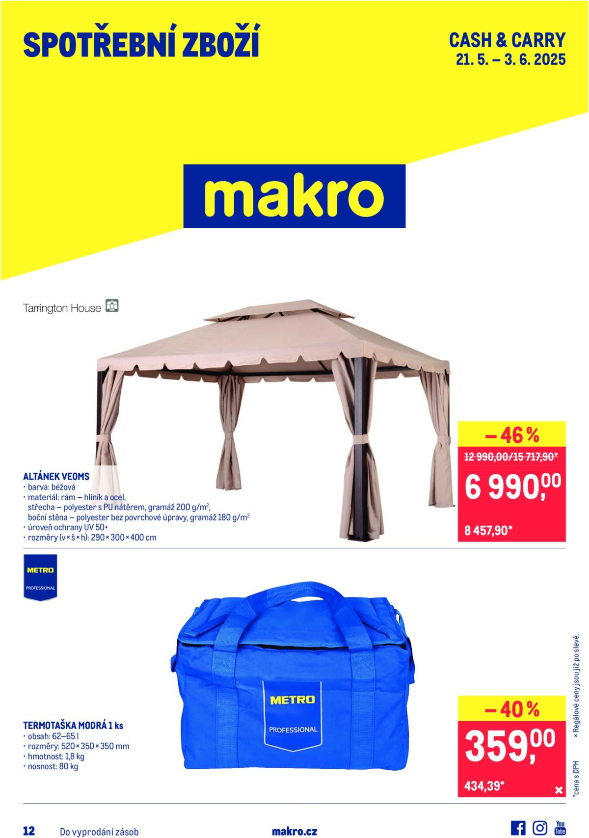Leták Makro - Spotřební zboží od 21.05. do 26.05.