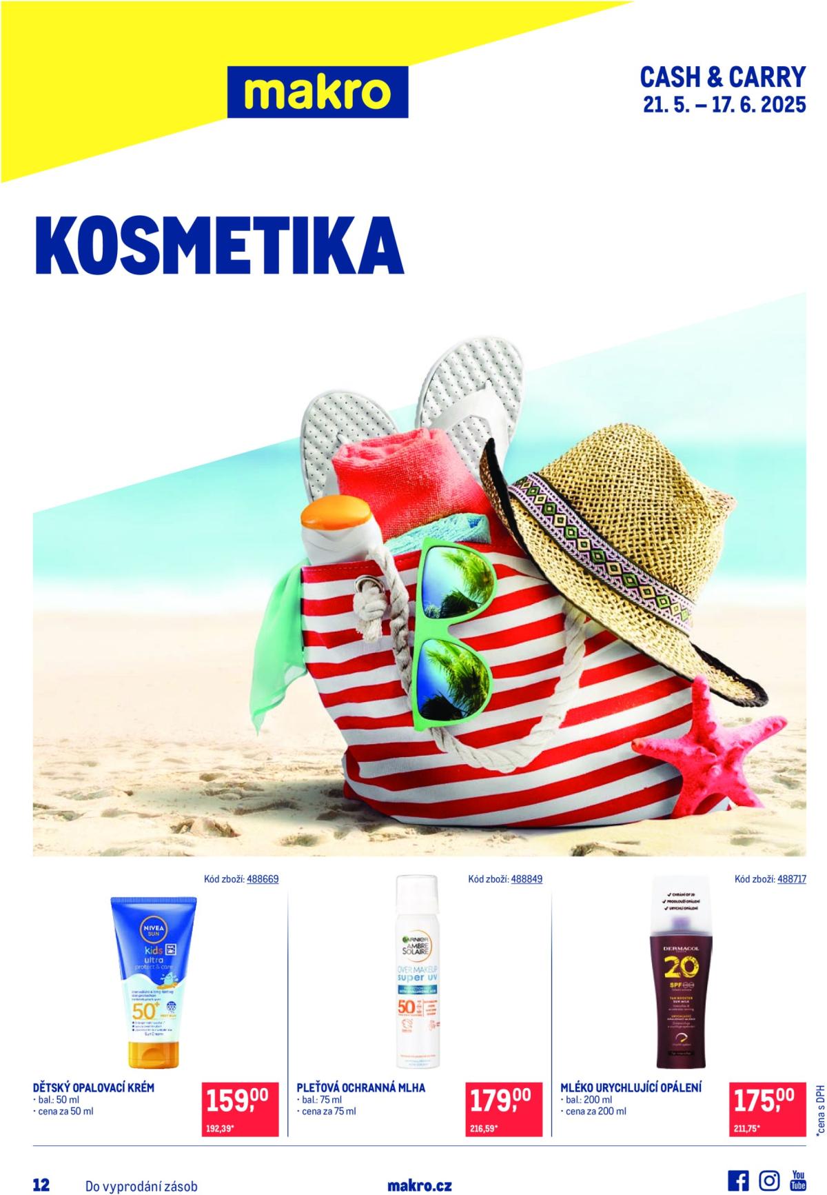 Leták Makro - Kosmetika od 21.05. do 17.06.