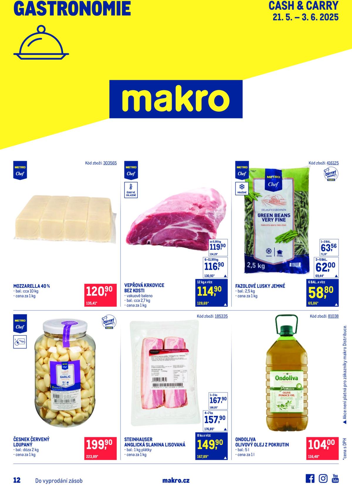 Leták Makro - Gastronomie od 21.05. do 03.06.