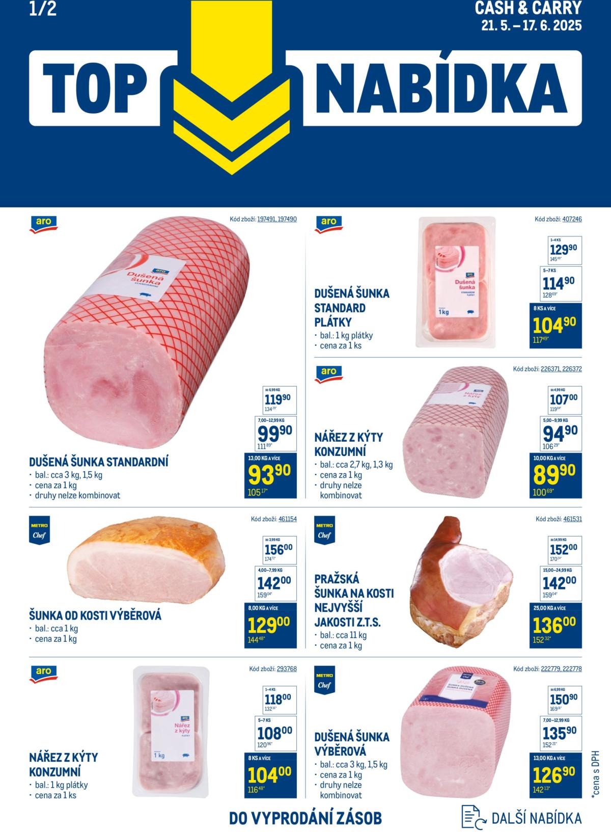 Leták Makro - TOP uzeniny od 21.05. do 17.06.