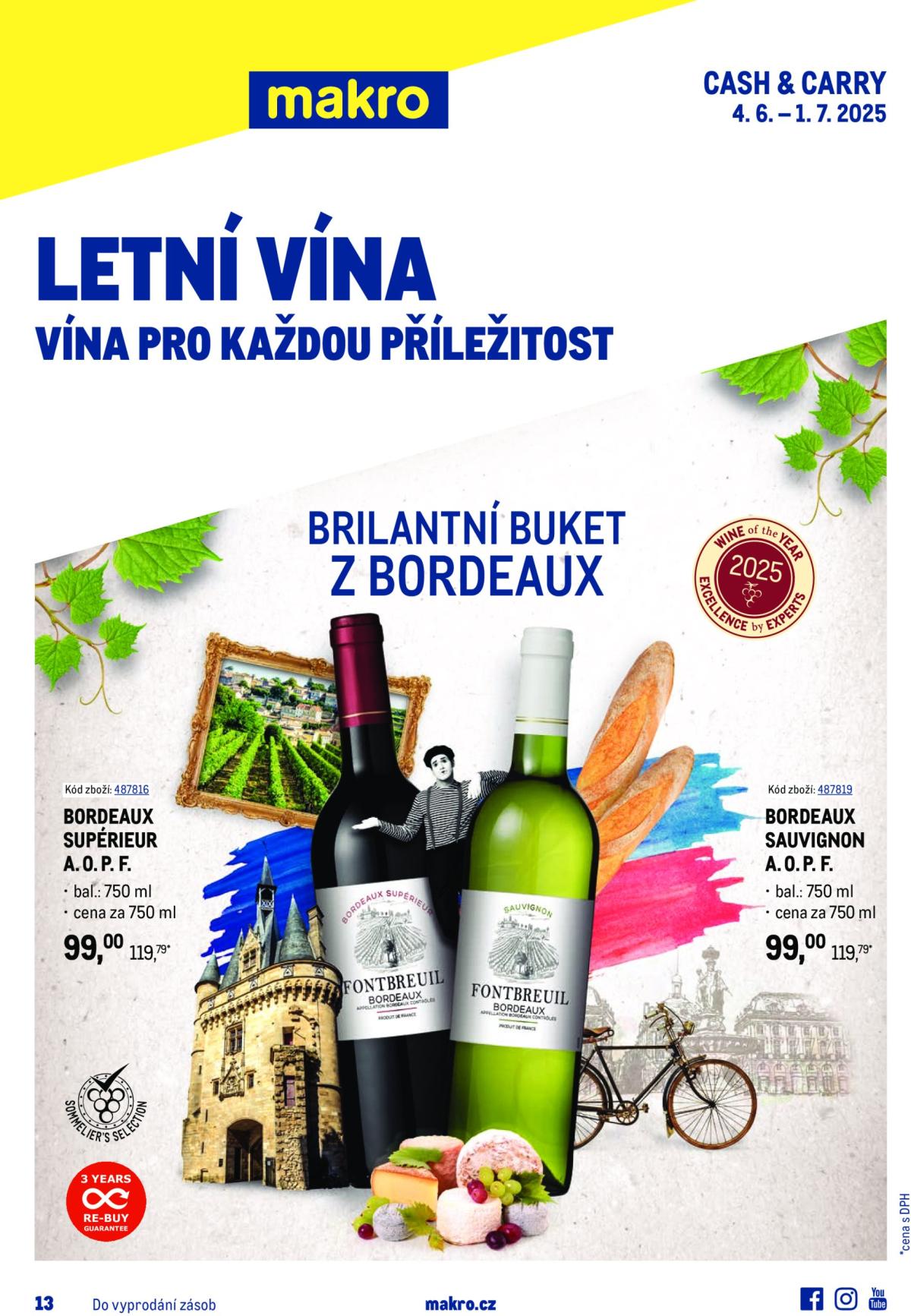 Leták Makro - Letní vína od 04.06. do 01.07.