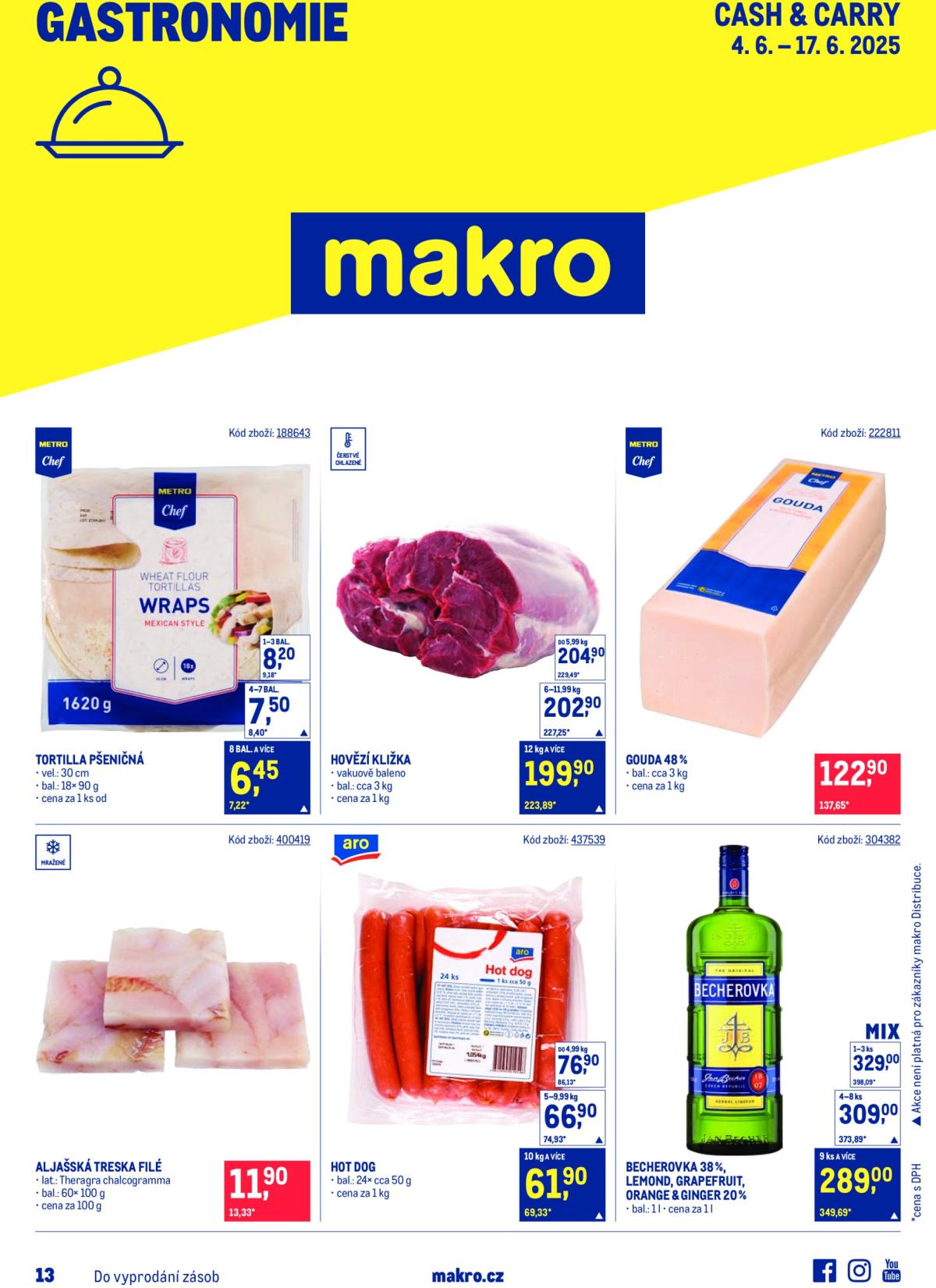Leták Makro - Gastronomie od 04.06. do 17.06.