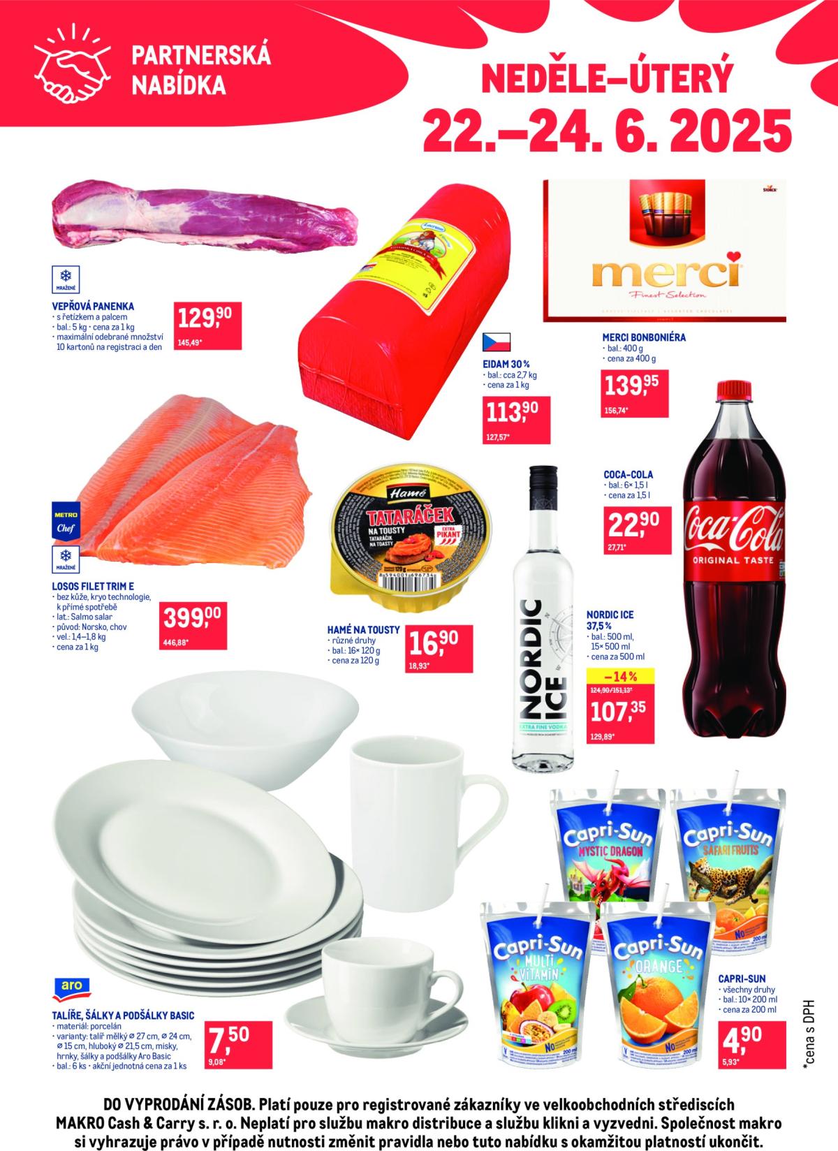 Leták Makro - Partnerská nabídka od 22.06. do 24.06.