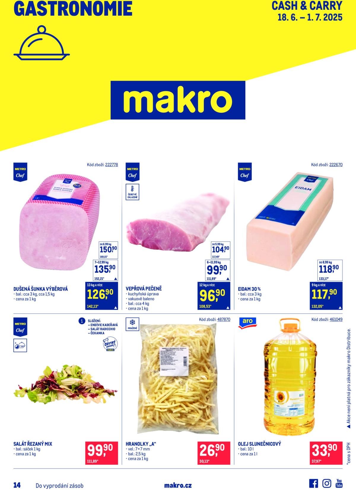 Leták Makro - Gastronomie od 18.06. do 01.07.