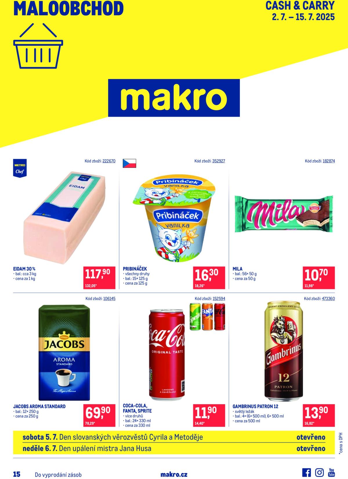 Leták Makro - Maloobchod od 02.07. do 15.07.