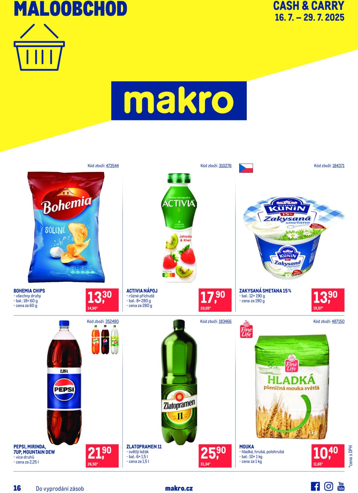 Leták Makro - Maloobchod od 16.07. do 29.07.