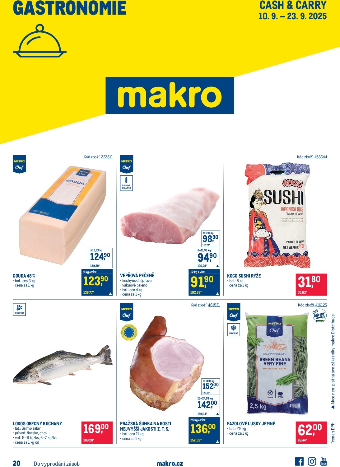 Leták Makro - Gastronomie od 10.09. do 23.09.