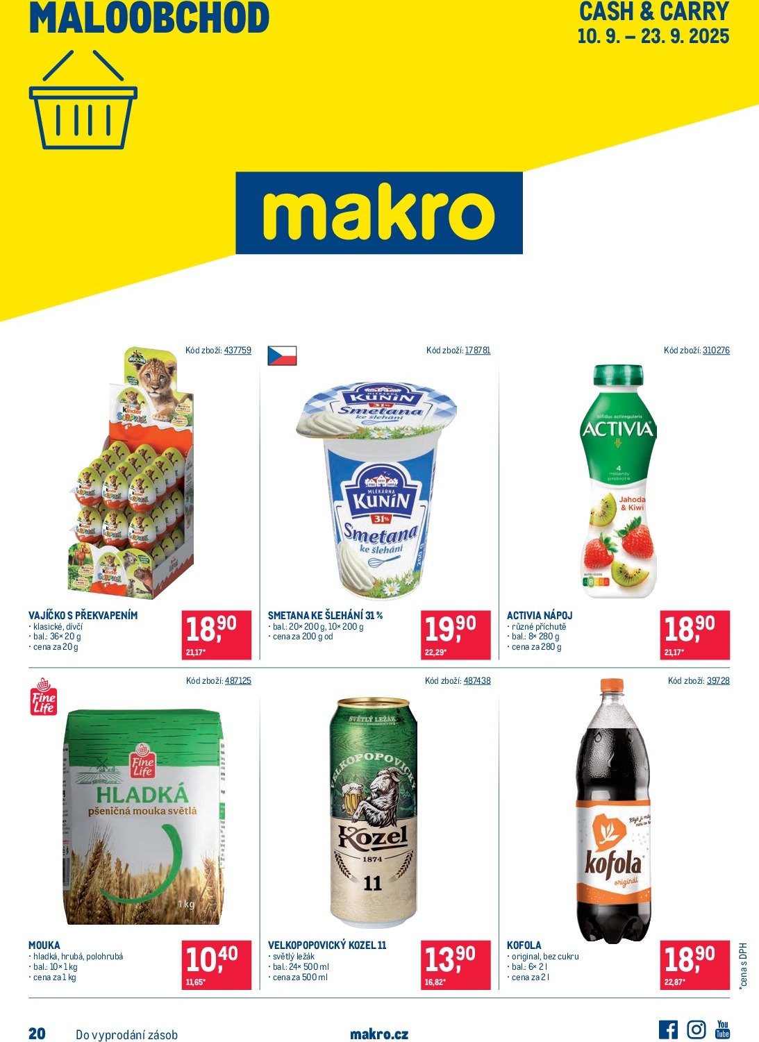 Leták Makro - Maloobchod od 10.09. do 23.09.