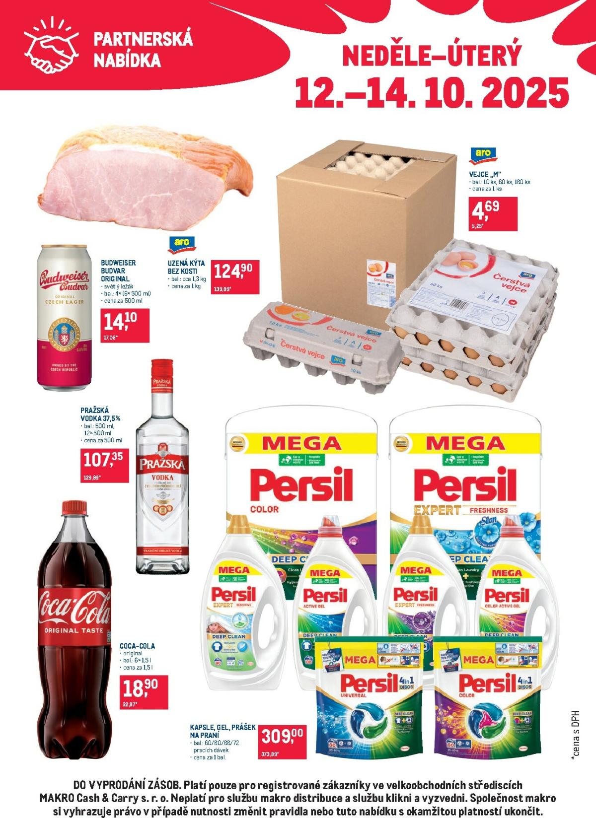 Aktuální leták Makro - Partnerská nabídka od 12.10. do 14.10.