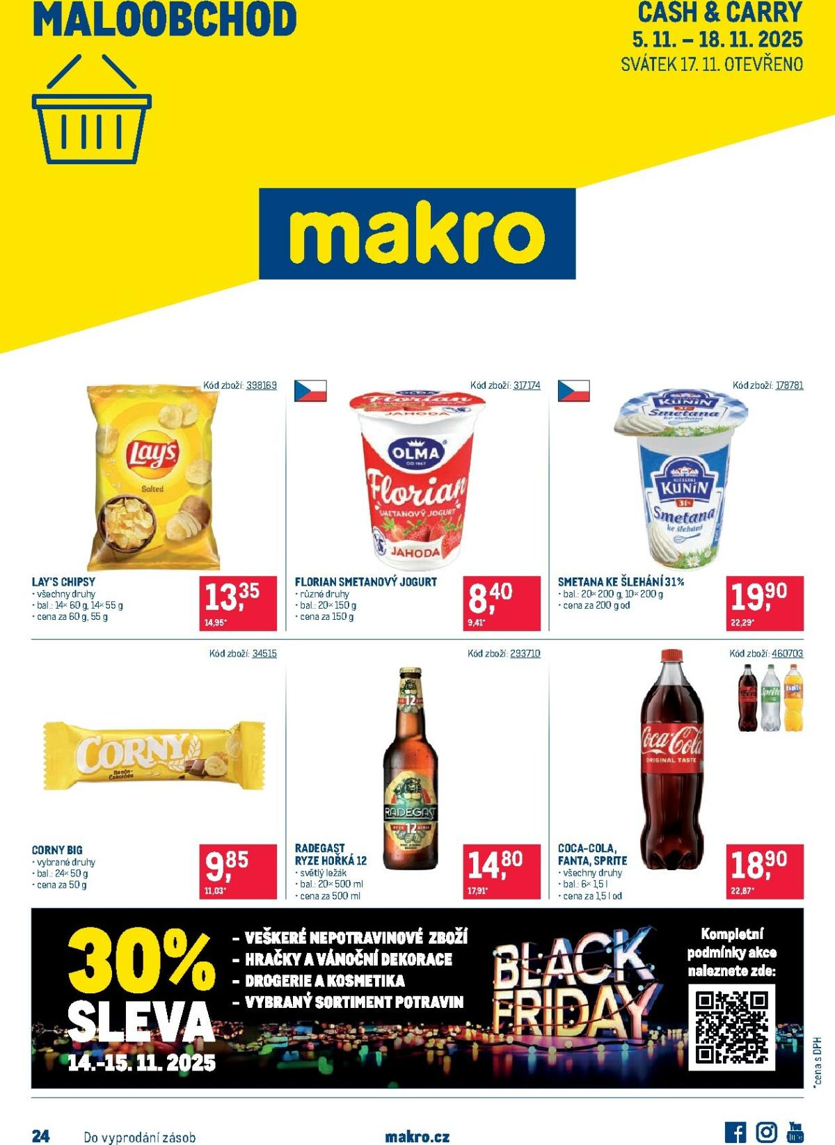 Aktuální leták Makro - Maloobchod od 05.11. do 18.11.