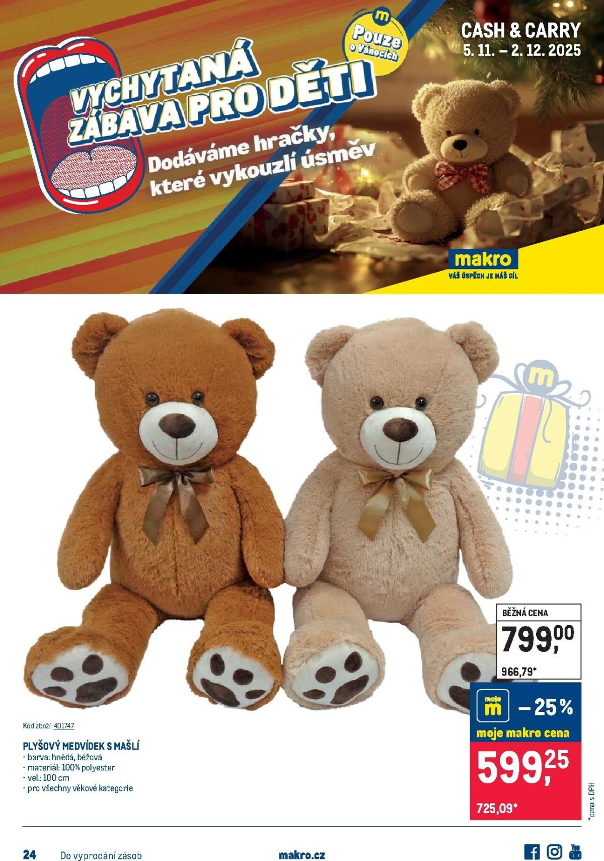 Aktuální leták Makro - Hračky od 05.11. do 02.12.