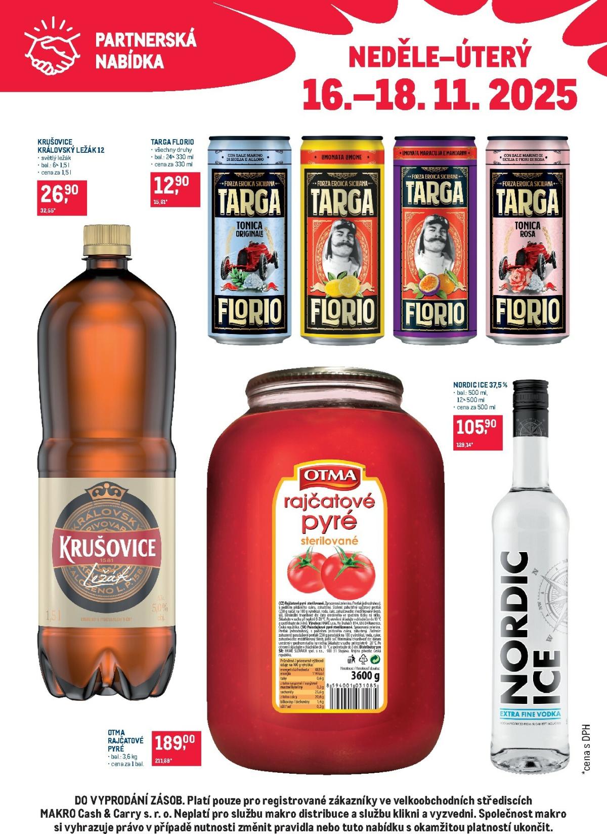 Aktuální leták Makro - Partnerská nabídka od 16.11. do 18.11.