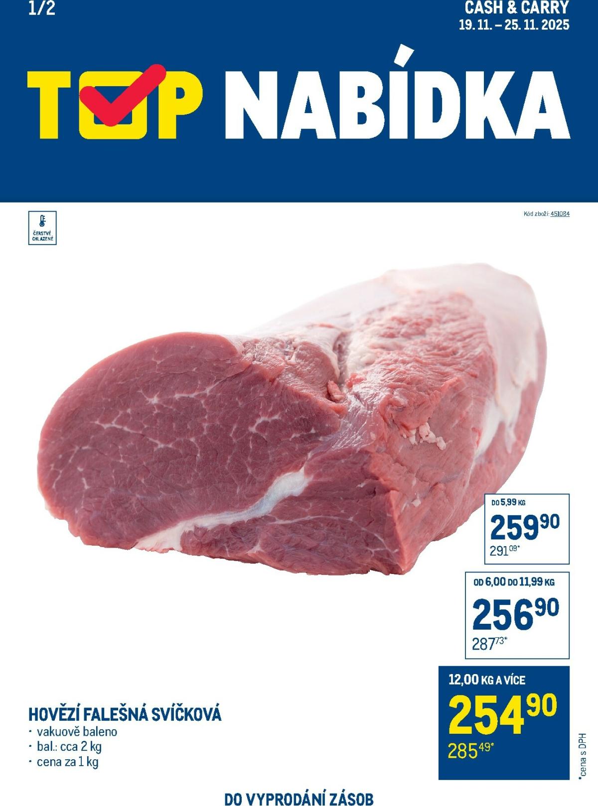 Aktuální leták Makro - TOP maso od 19.11. do 25.11.