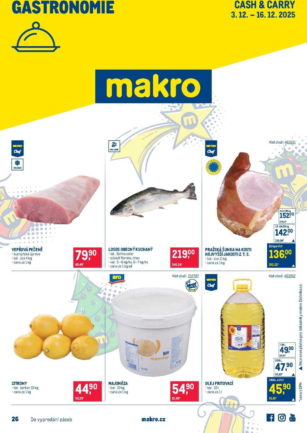Aktuální leták Makro - Gastronomie od 03.12. do 16.12.