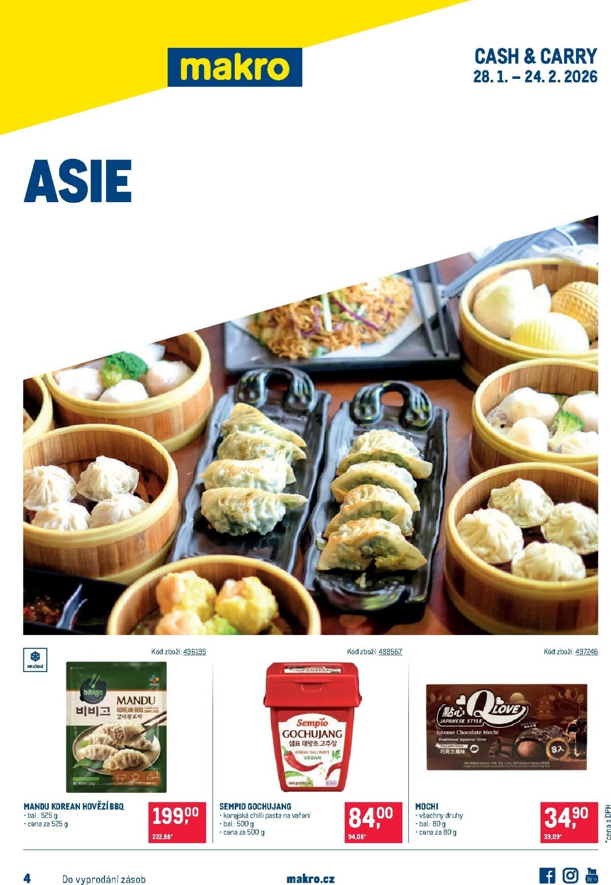 Makro - Asie leták platný od středy 28.01.2026 do úterý 24.02.2026