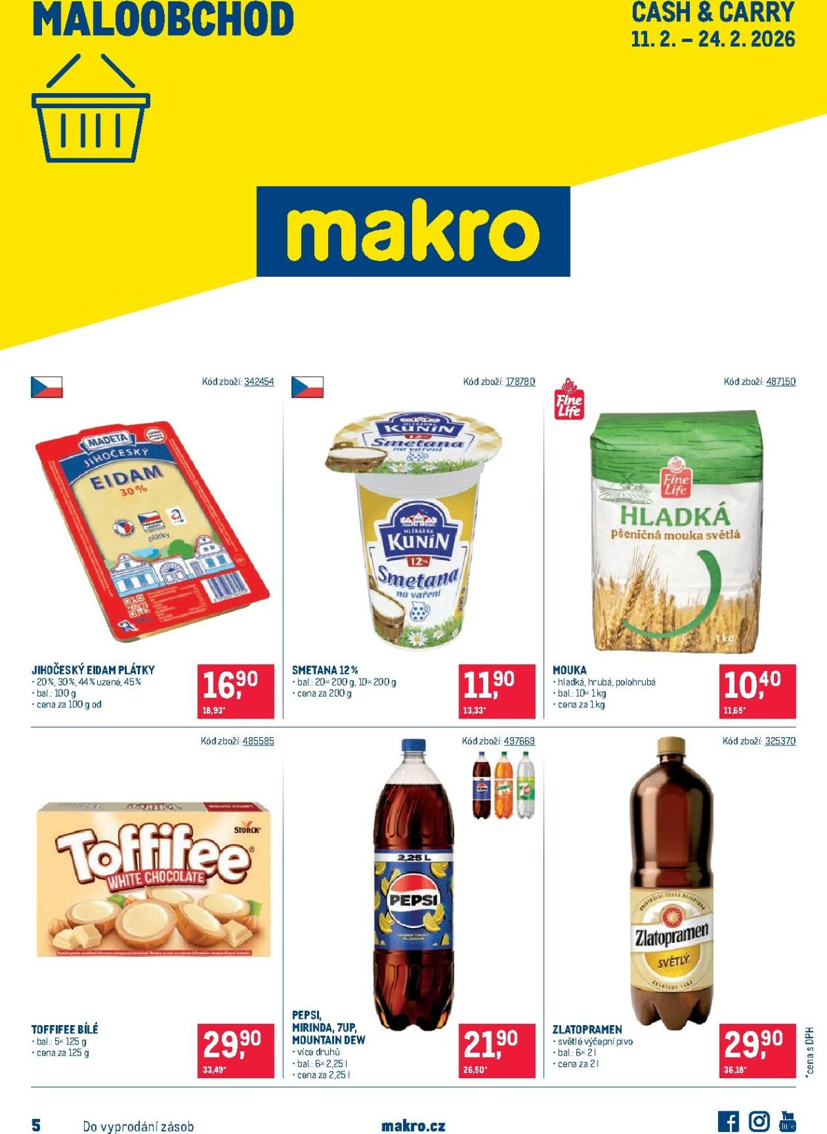 Makro - Maloobchod leták platný od středy 11.02.2026 do úterý 24.02.2026