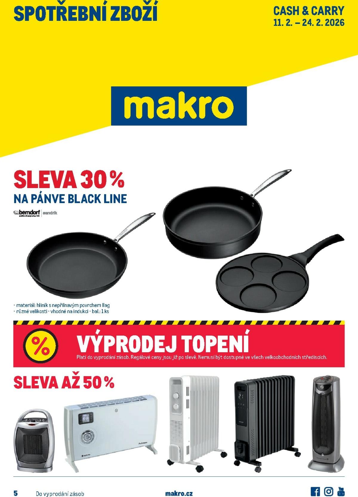 Makro - Spotřební zboží leták platný od středy 11.02.2026 do úterý 24.02.2026