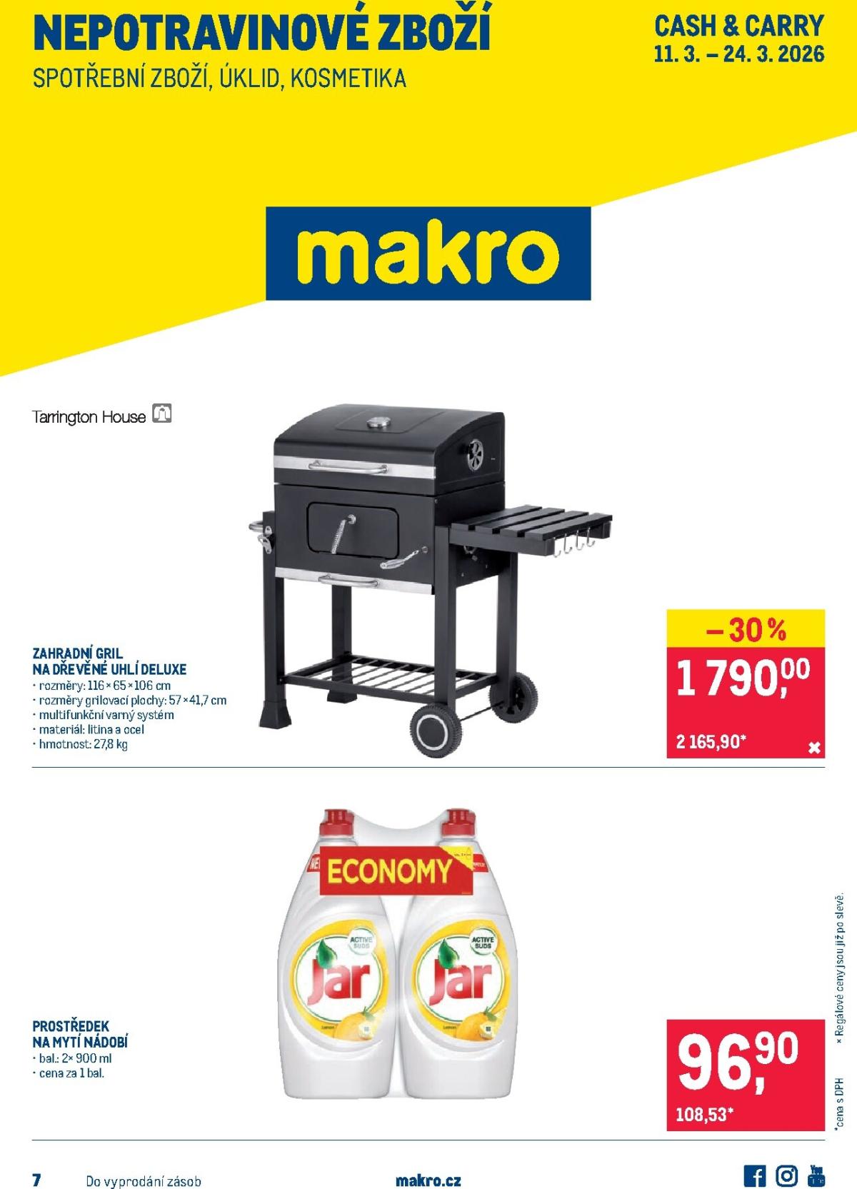 Makro - Spotřební zboží leták platný od středy 11.03.2026 do úterý 24.03.2026