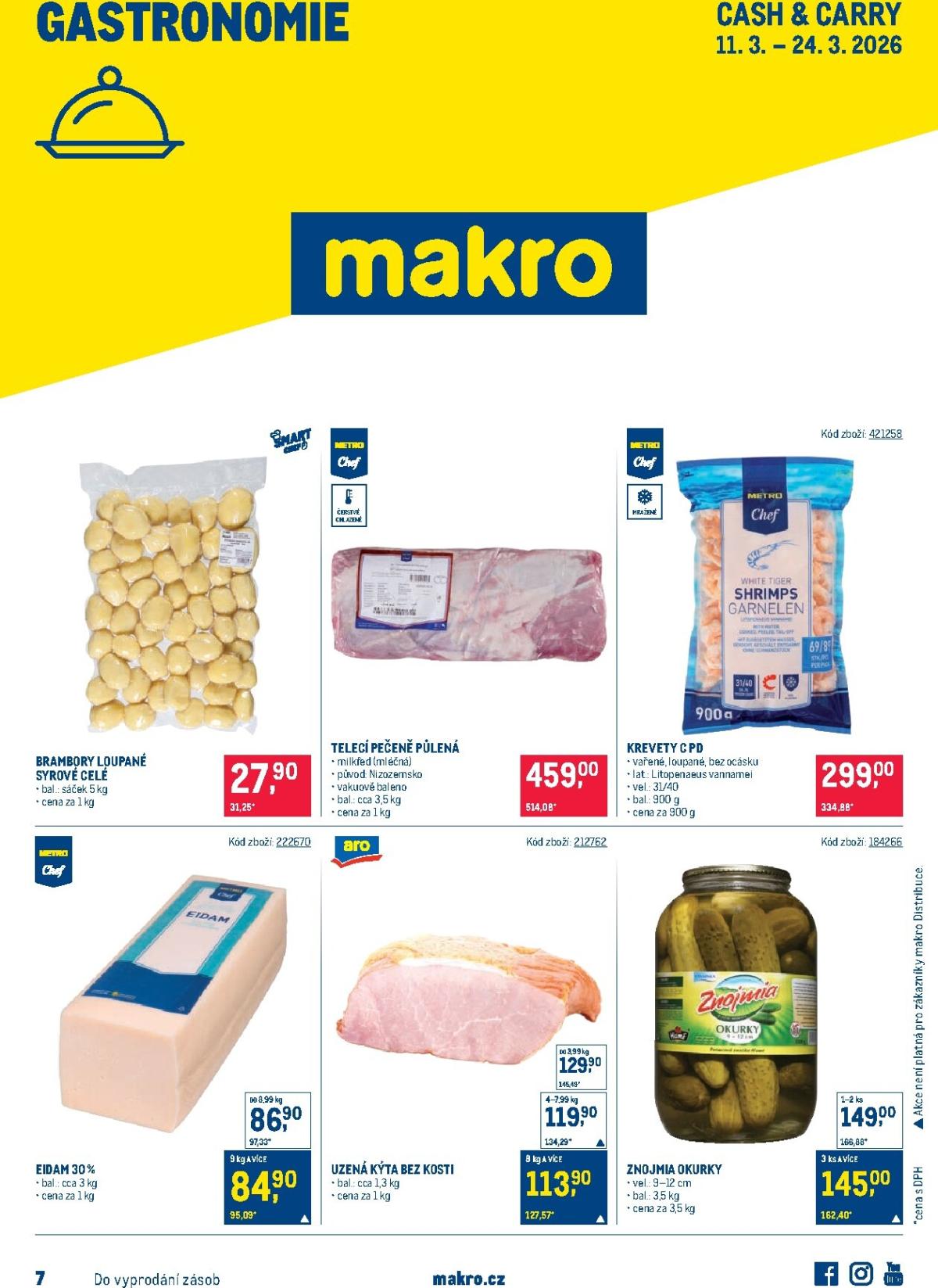 Makro - Gastronomie leták platný od středy 11.03.2026 do úterý 24.03.2026