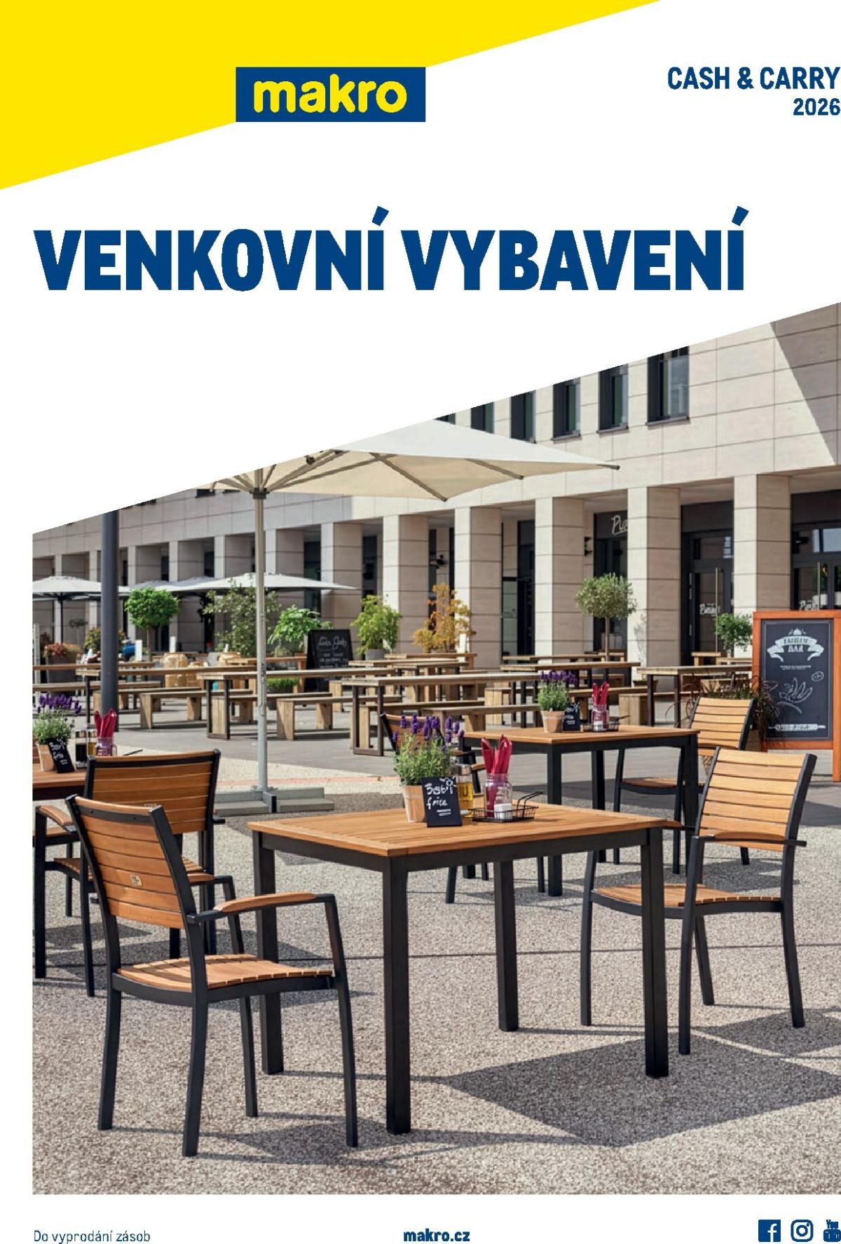 Makro - Venkovní vybavení leták platný od čtvrtka 05.03.2026 do čtvrtka 31.12.2026