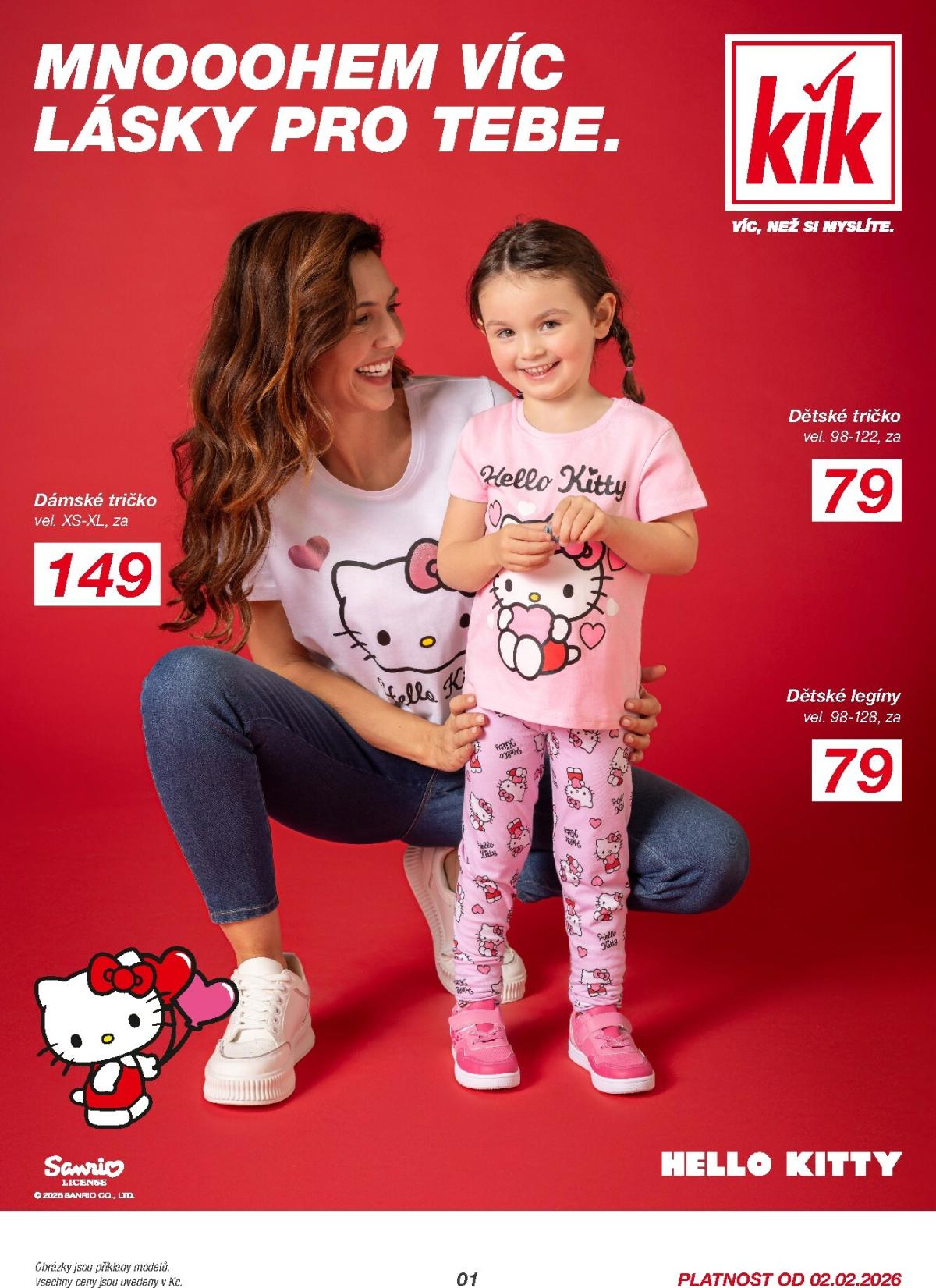 KiK leták platný od pondělí 02.02.2026 do neděle 22.02.2026
