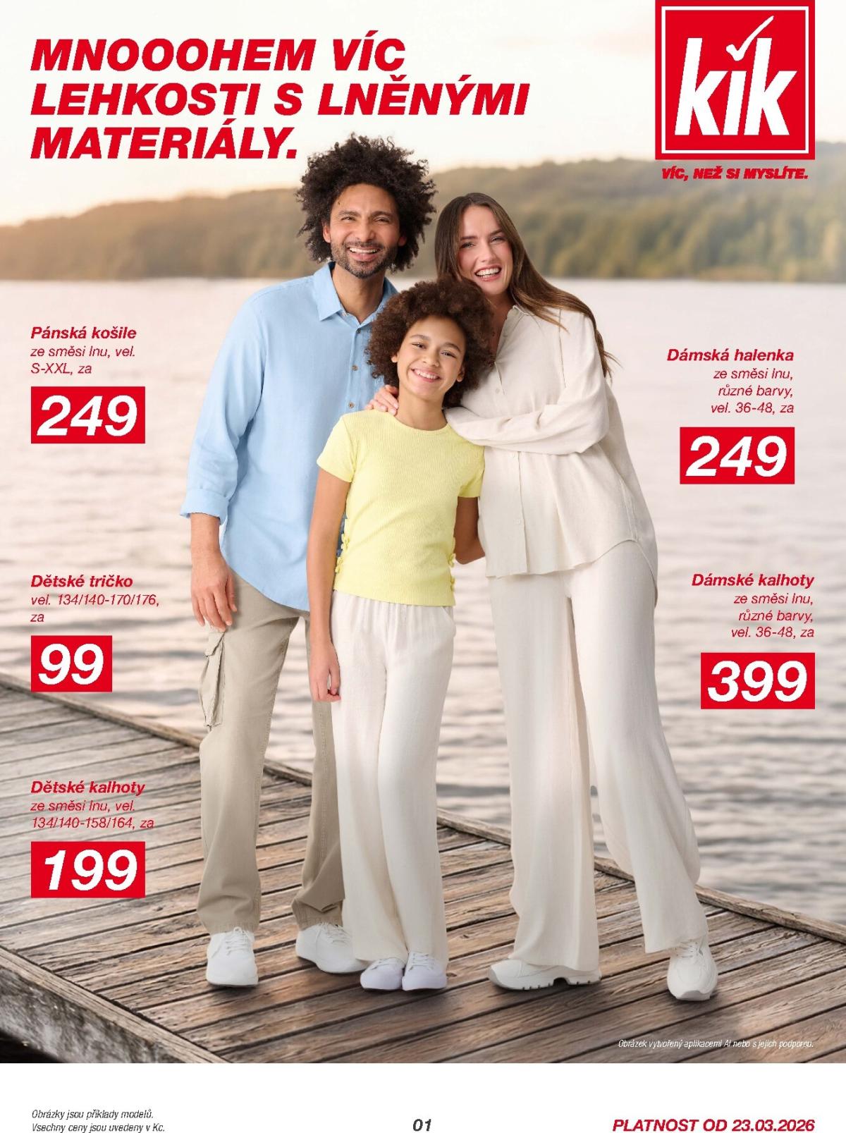 KiK leták platný od pondělí 23.03.2026 do neděle 19.04.2026