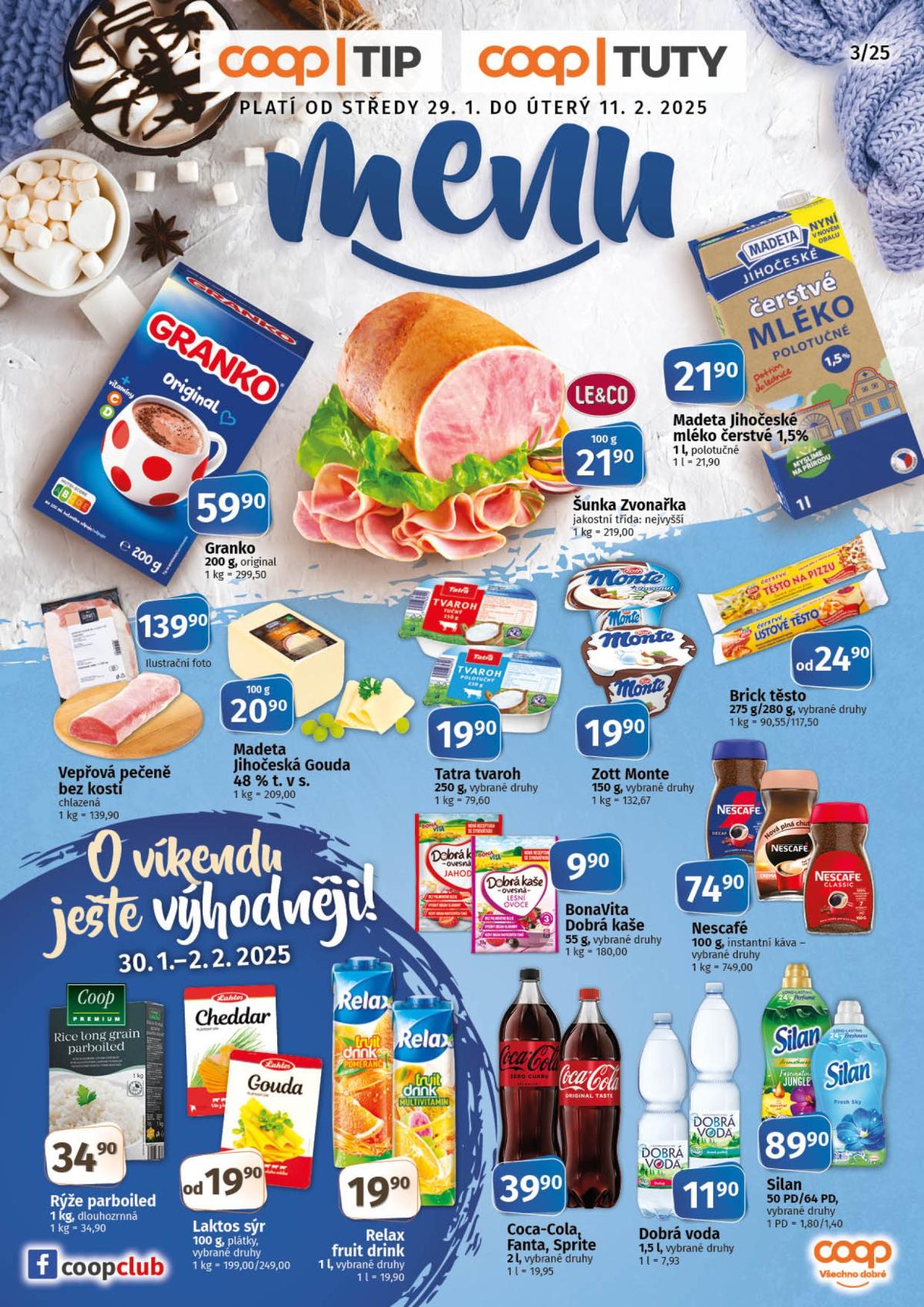 Leták Coop - Tuty-Tip Menu od 29.01. do 11.02.