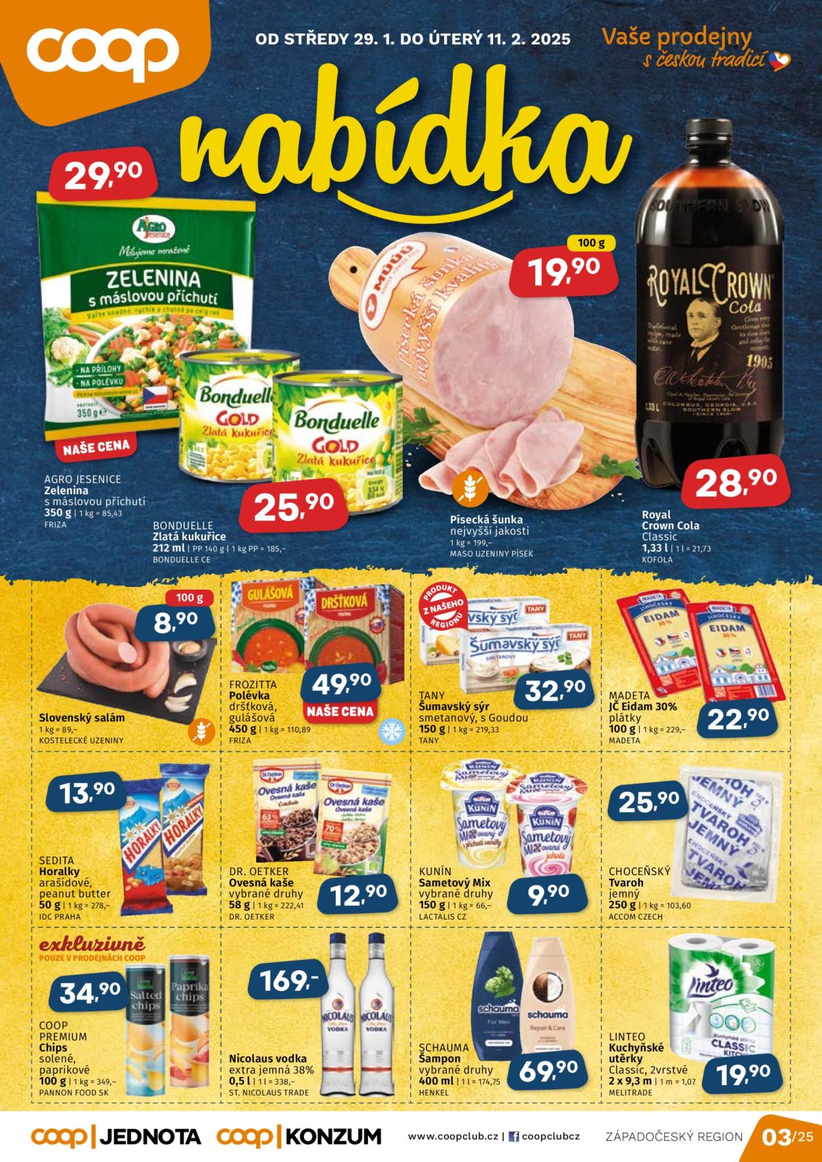 Leták Coop - Západní Čechy od 29.01. do 11.02.