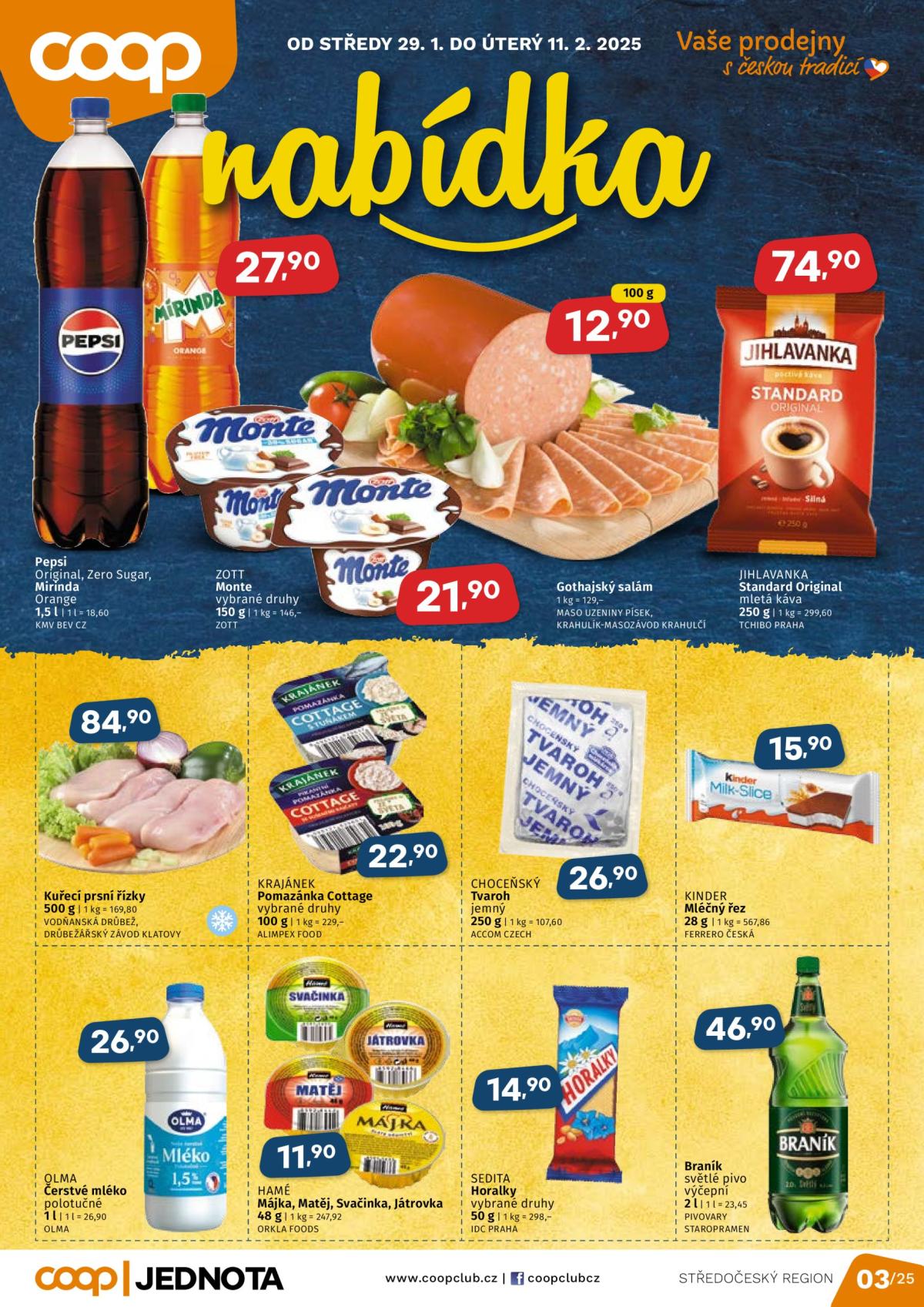 Leták Coop - Střední Čechy od 29.01. do 11.02.