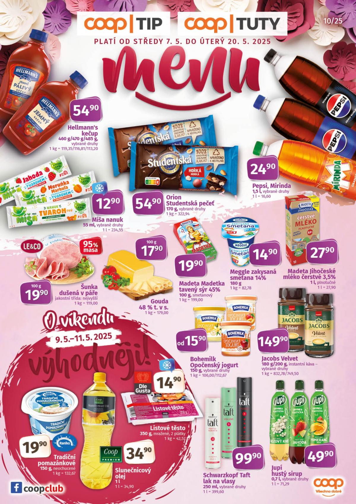 Leták Coop - Tuty-Tip Menu od 07.05. do 20.05.