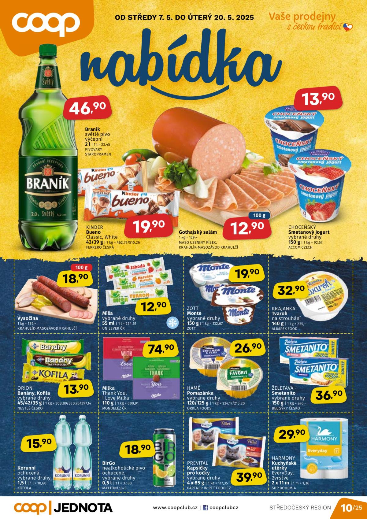 Leták Coop - Střední Čechy od 07.05. do 20.05.