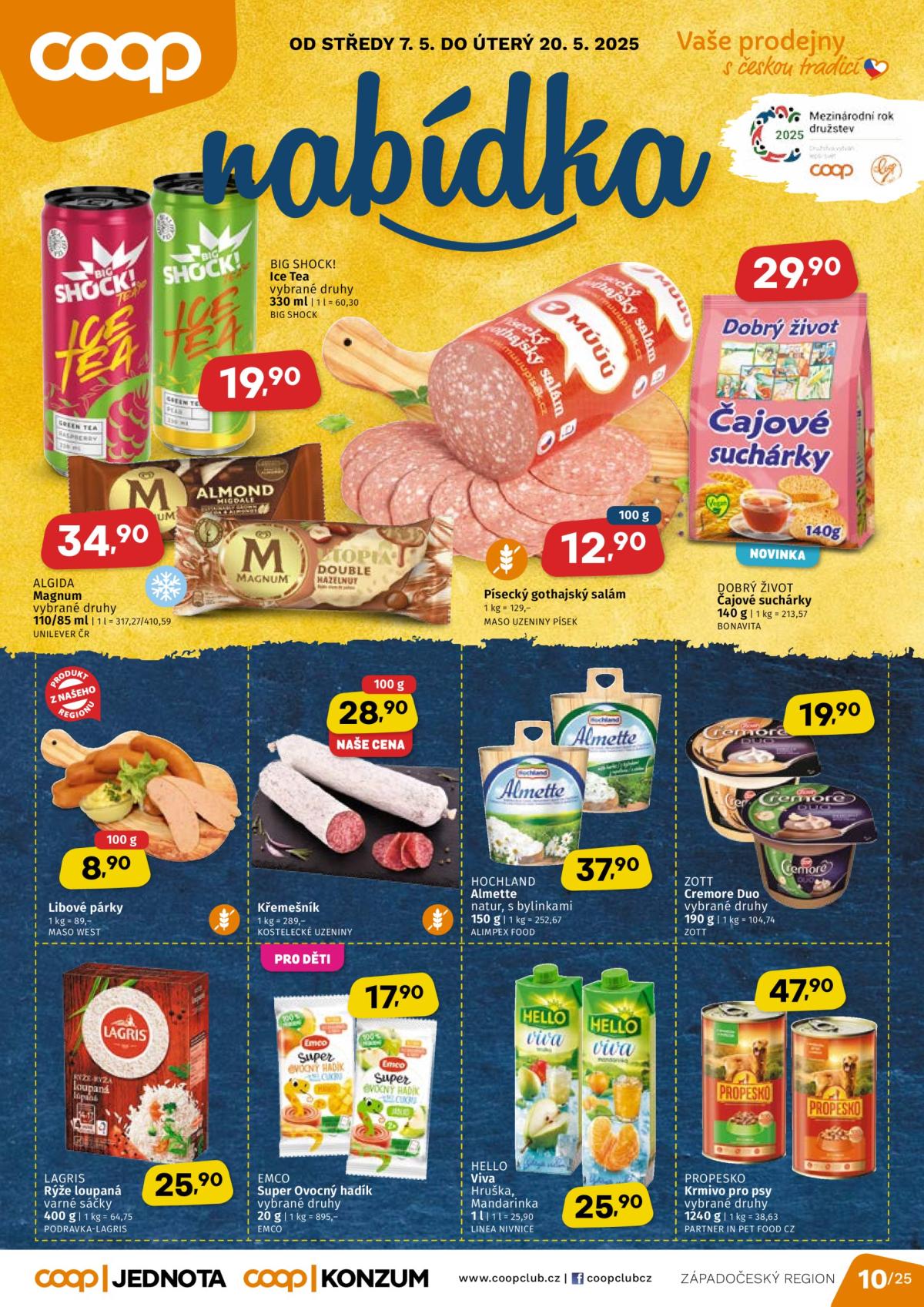 Leták Coop - Západní Čechy od 07.05. do 20.05.
