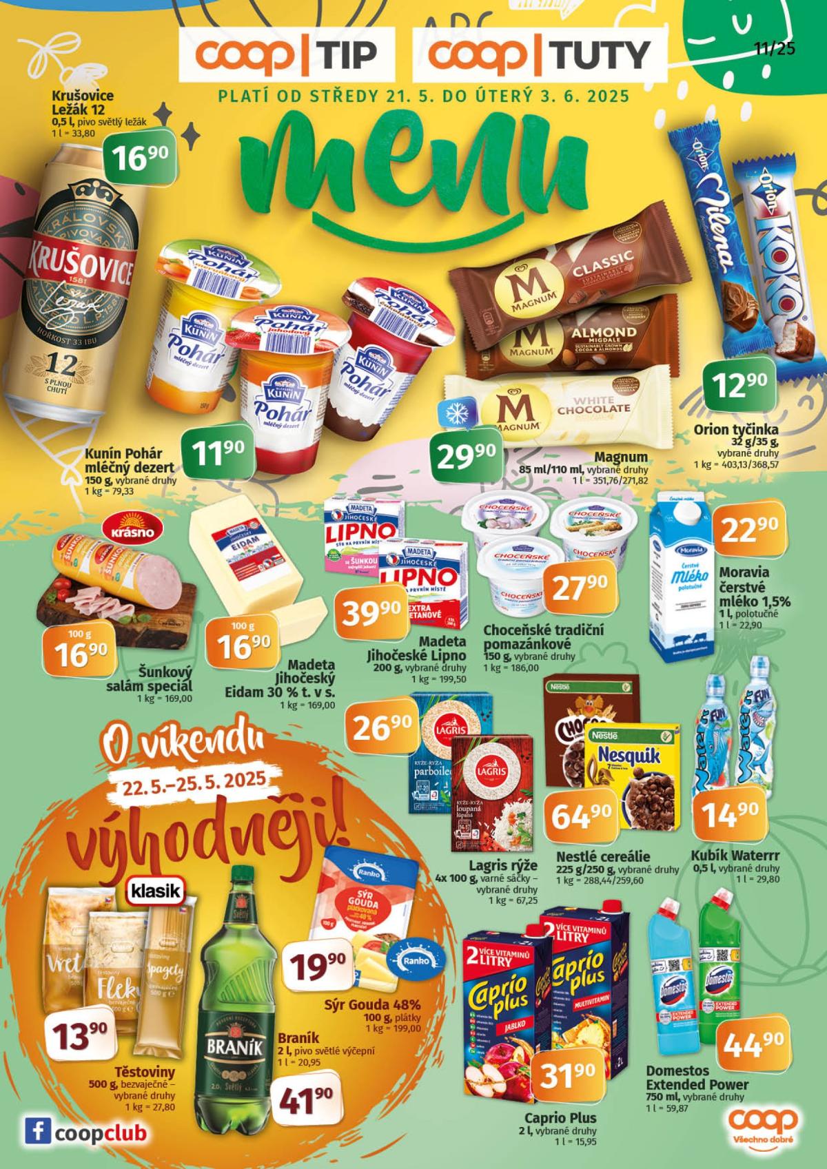 Leták Coop - Tuty-Tip Menu od 21.05. do 03.06.