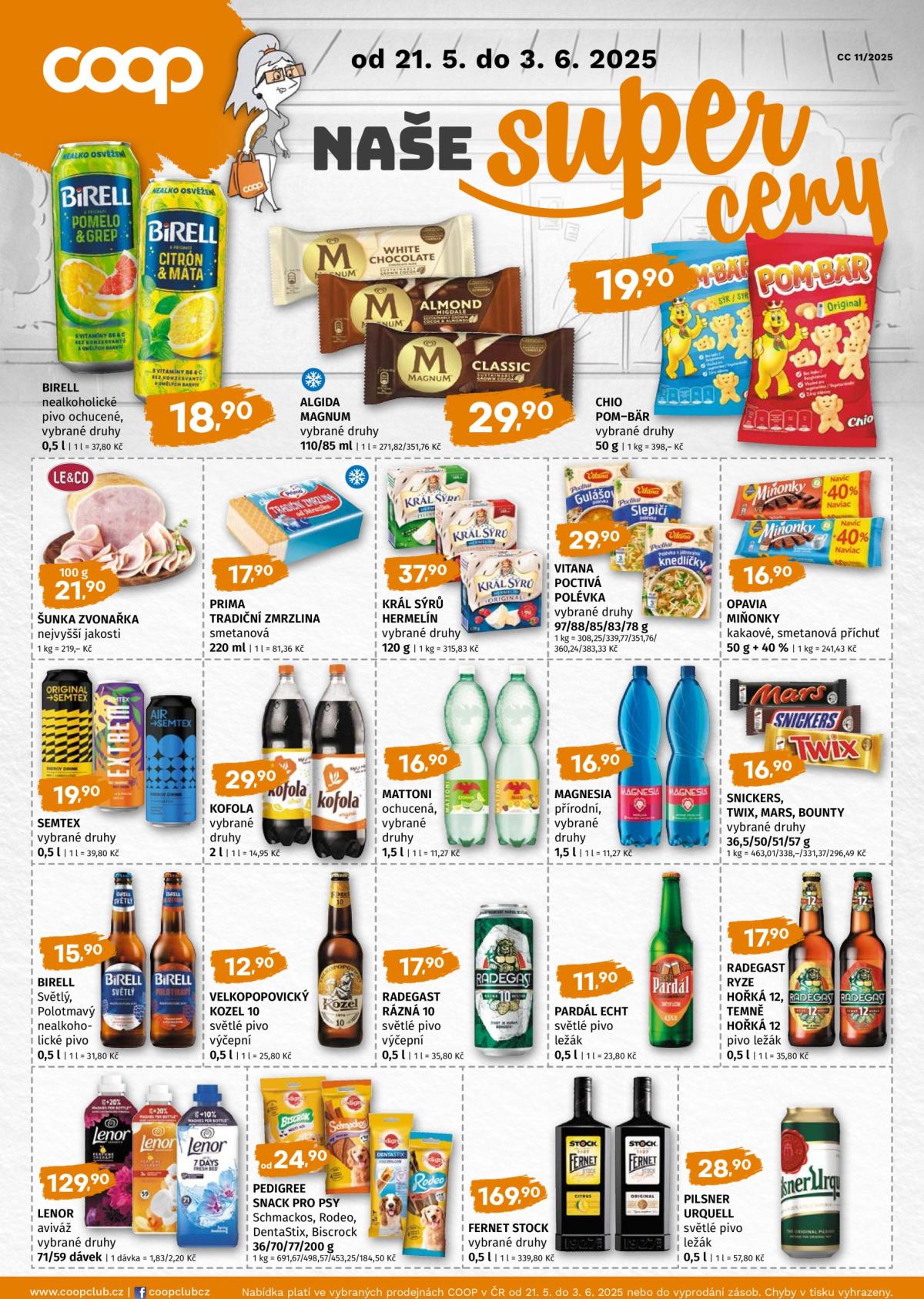 Leták Coop - Naše značky od 21.05. do 03.06.