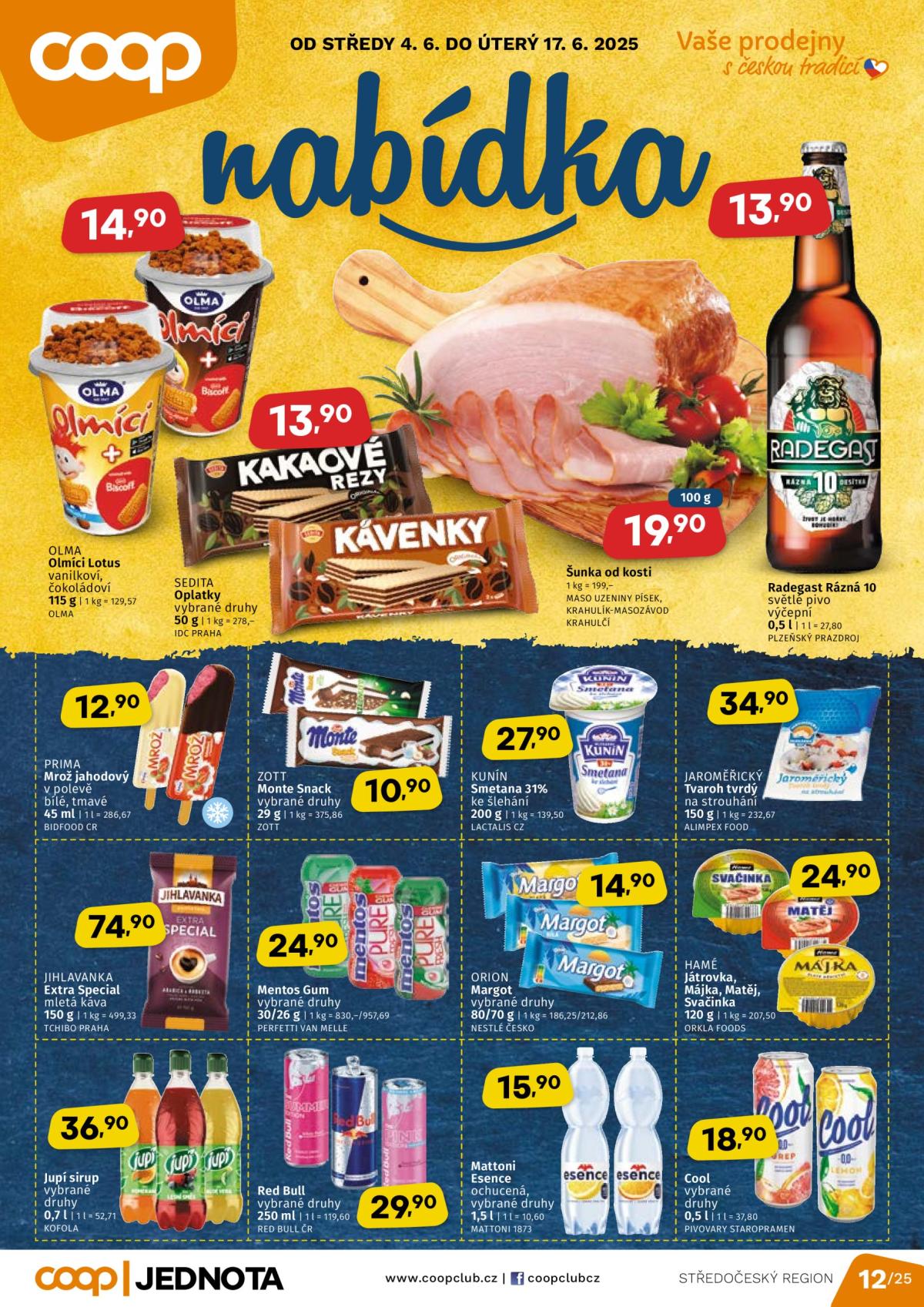 Leták Coop - Střední Čechy od 04.06. do 17.06.