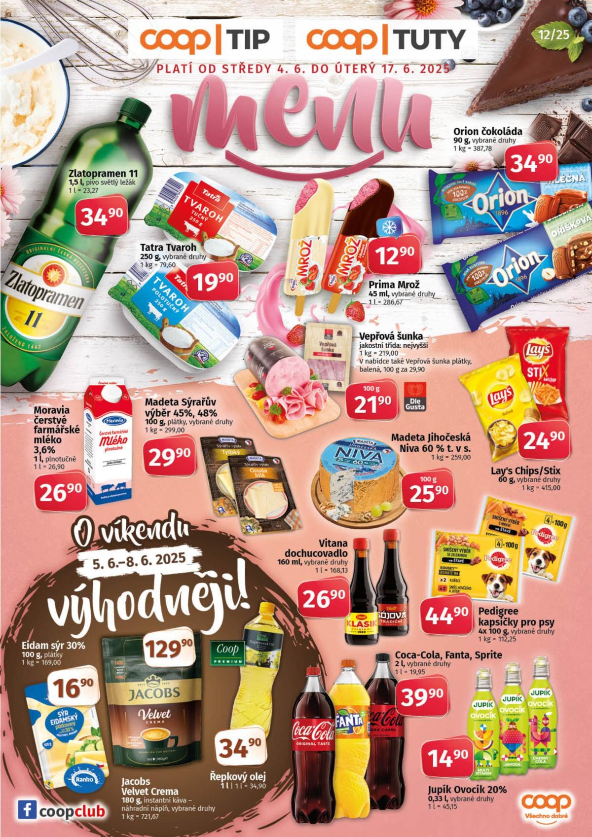 Leták Coop - Tuty-Tip Menu od 04.06. do 17.06.