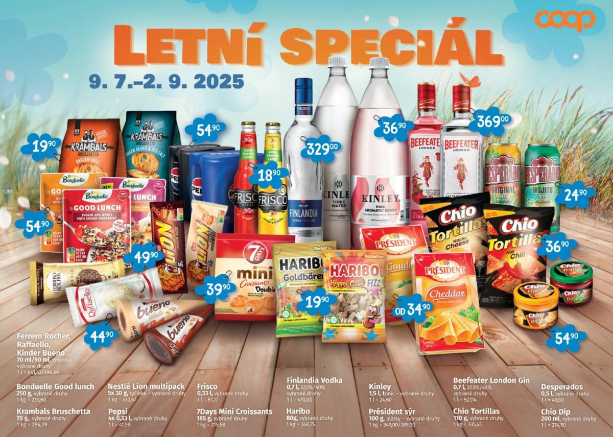 Leták Coop - Delikates Letní speciál od 09.07. do 02.09.